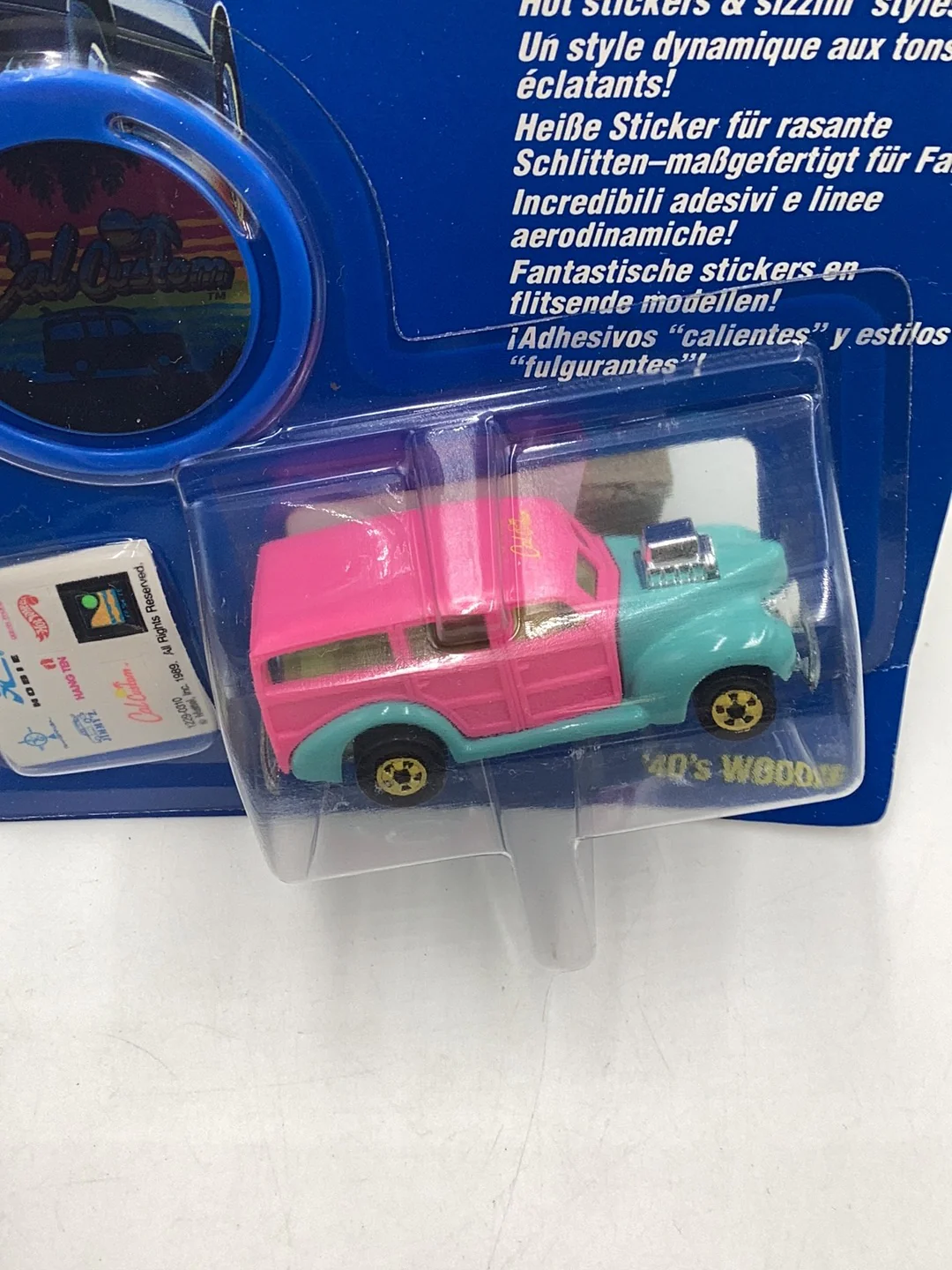 1989 Hot Wheels California Custom 40’s Woodie real riders - Image 5