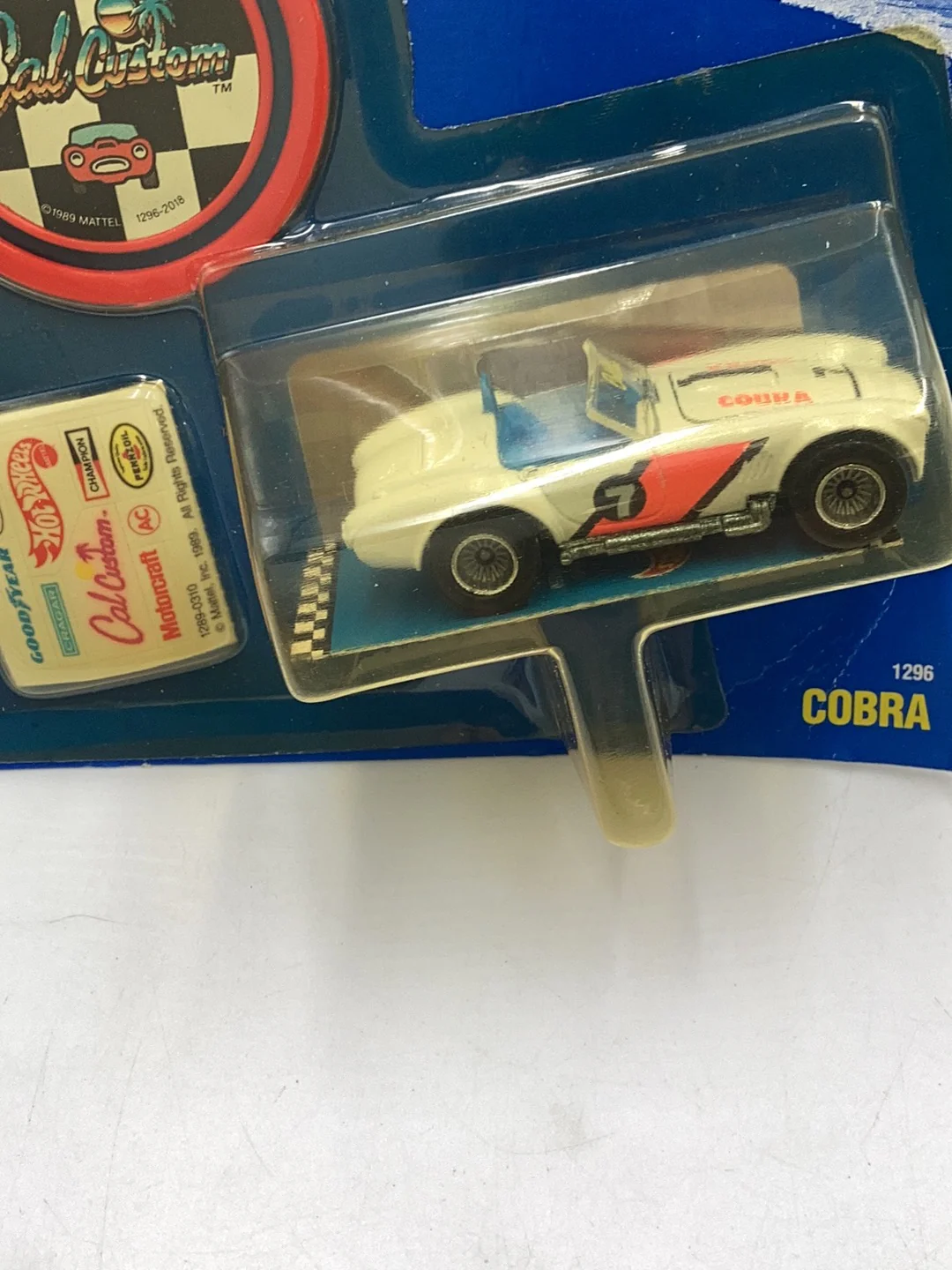 1989 Hot Wheels California Custom Cobra real riders - Image 2