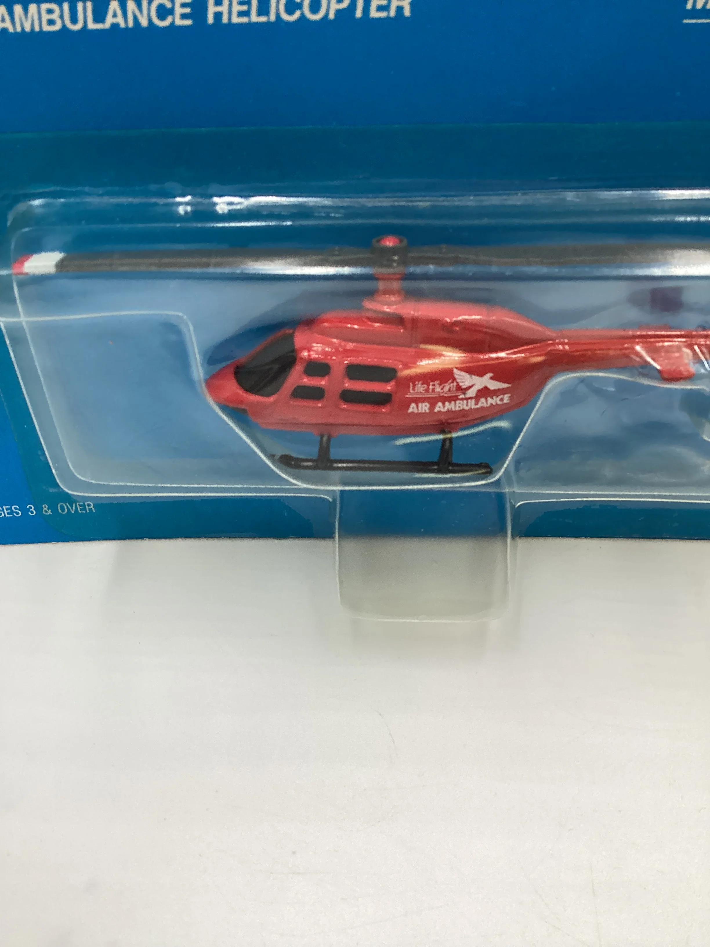 1990 Ertl Replica Air & Space 1524 Ambulance Helicopter Red - Image 3