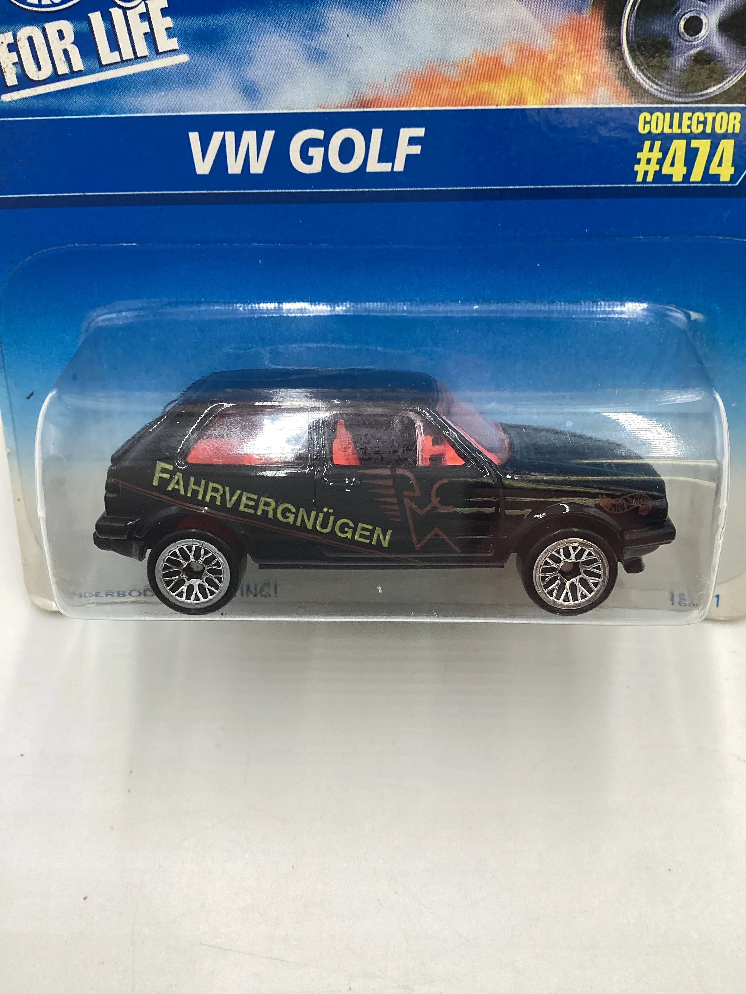 1995 Hot Wheels #474 VW Golf - Image 3