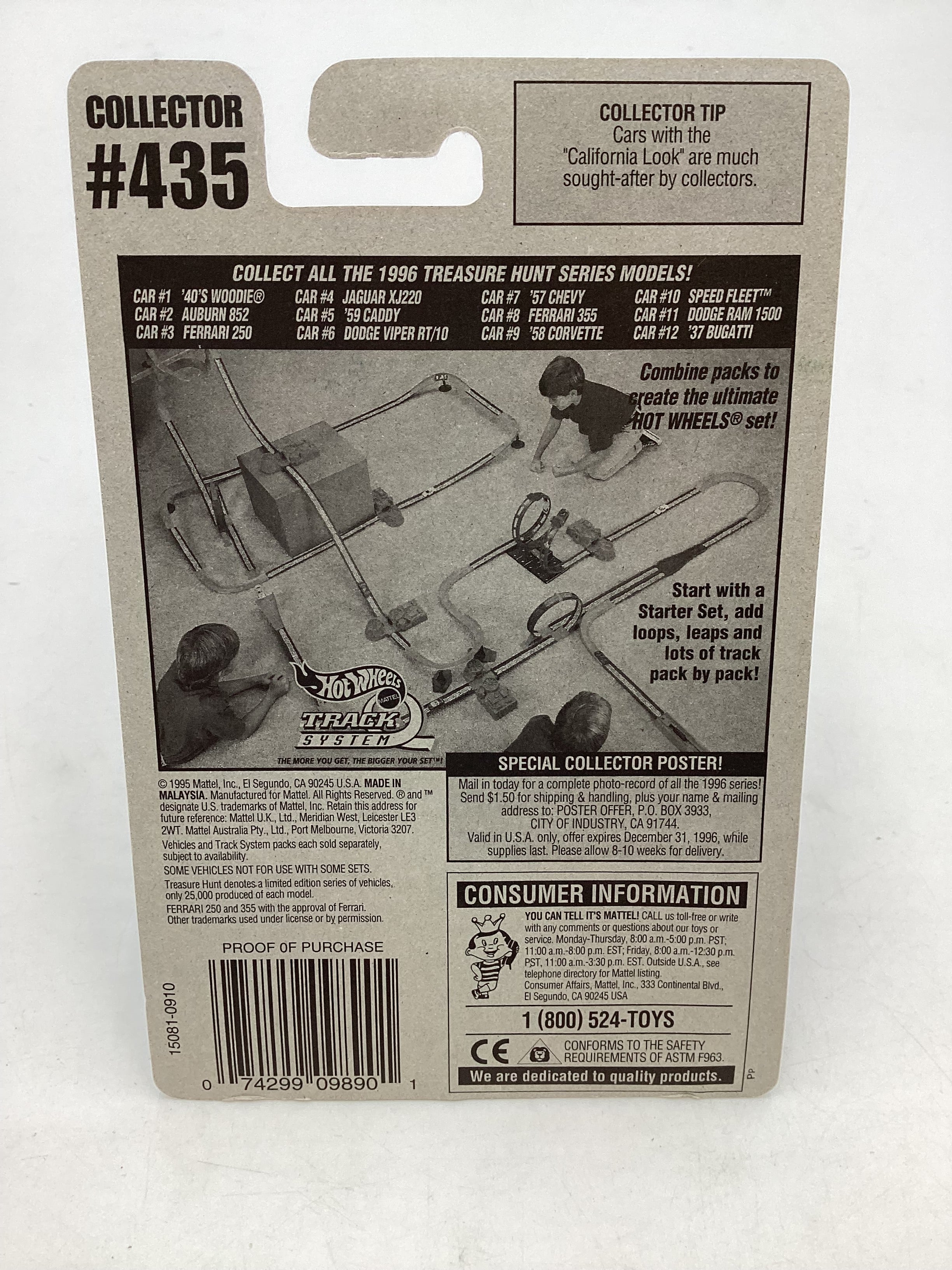 1996 Hot Wheels #435 Treasure Hunt 8/12 Ferrari 355 - Image 7