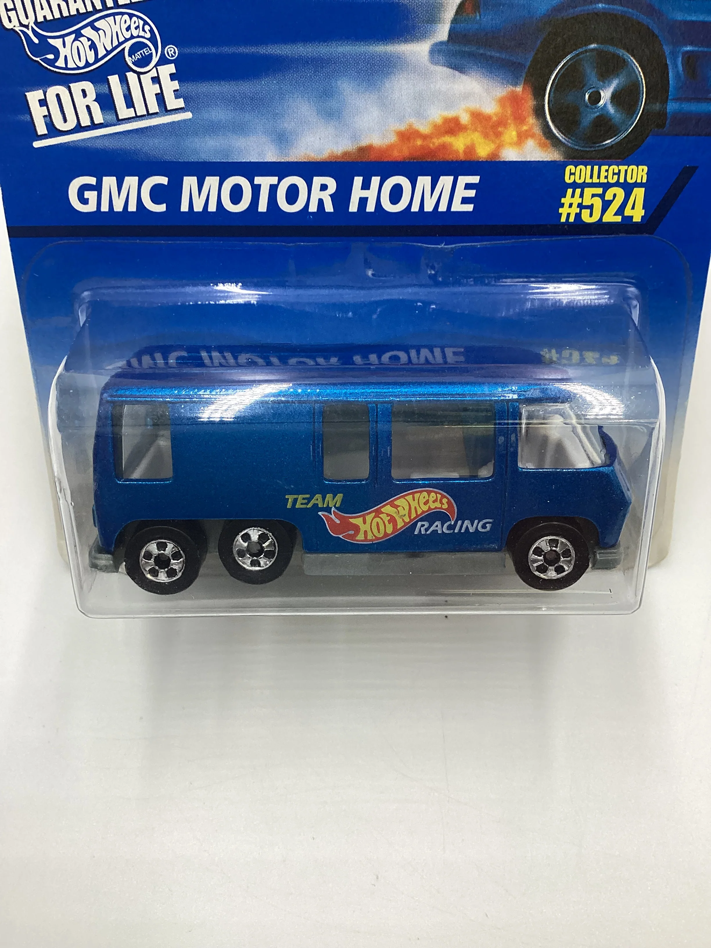 1996 Hot Wheels BW Collector #524 GMC Motor Home Blue 240F - Image 3