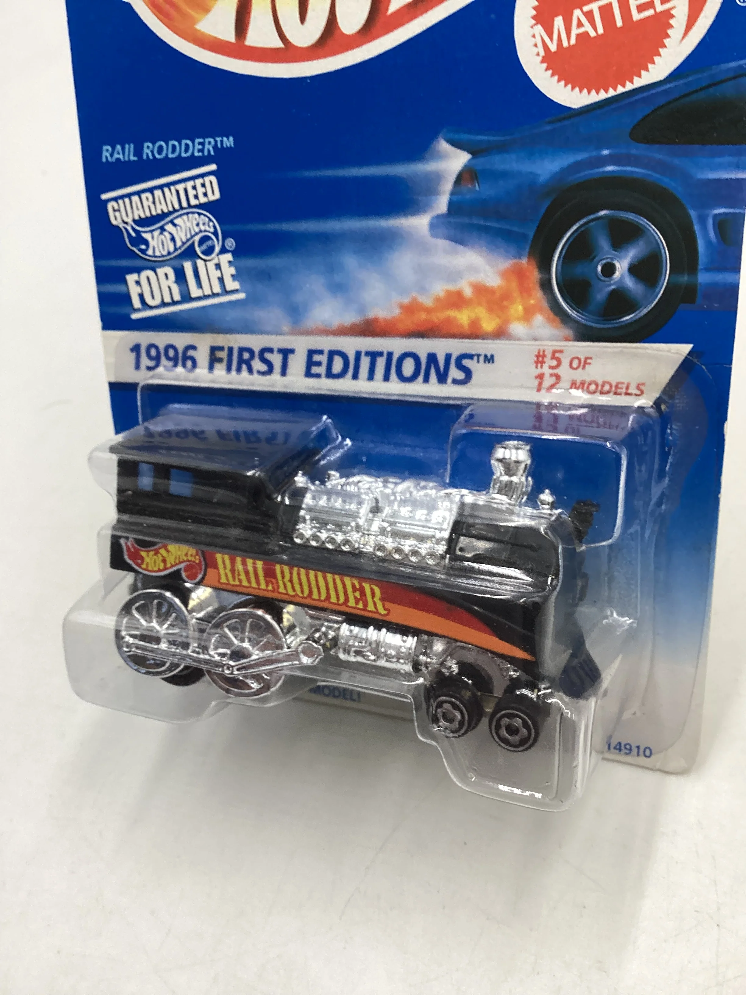 1996 Hot Wheels #370 First Editions Series 5/12 Rail Rodder 67F - Image 4