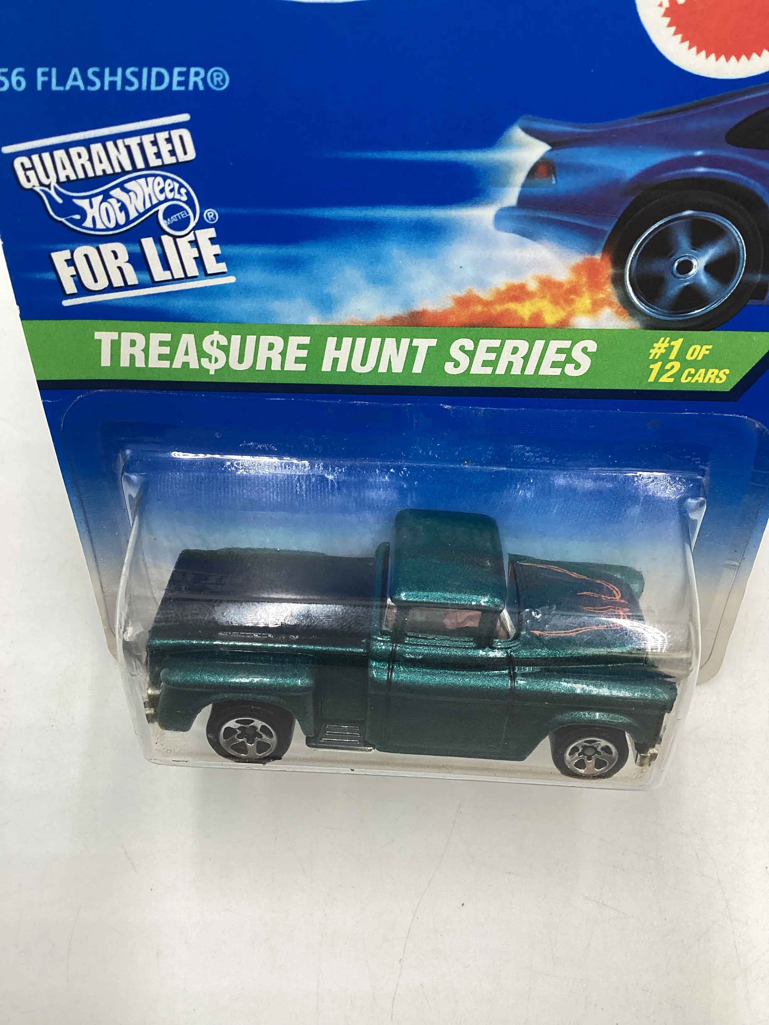 1997 Hot Wheels Treasure Hunt 1/12 56 Flashsider #578 273C - Image 6