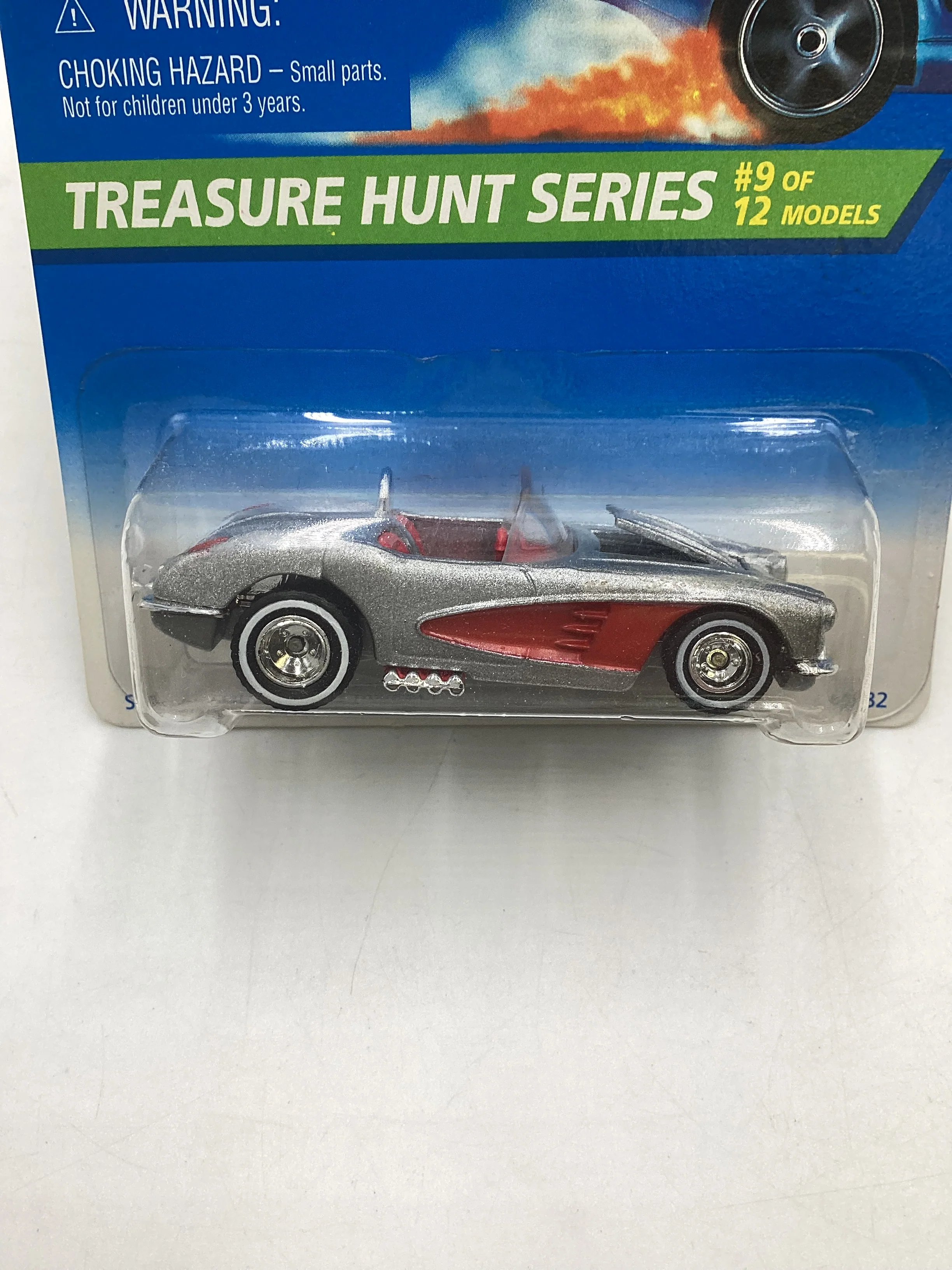 1996 Hot Wheels Treasure Hunt 9/12 58 Corvette #436 274E - Image 3