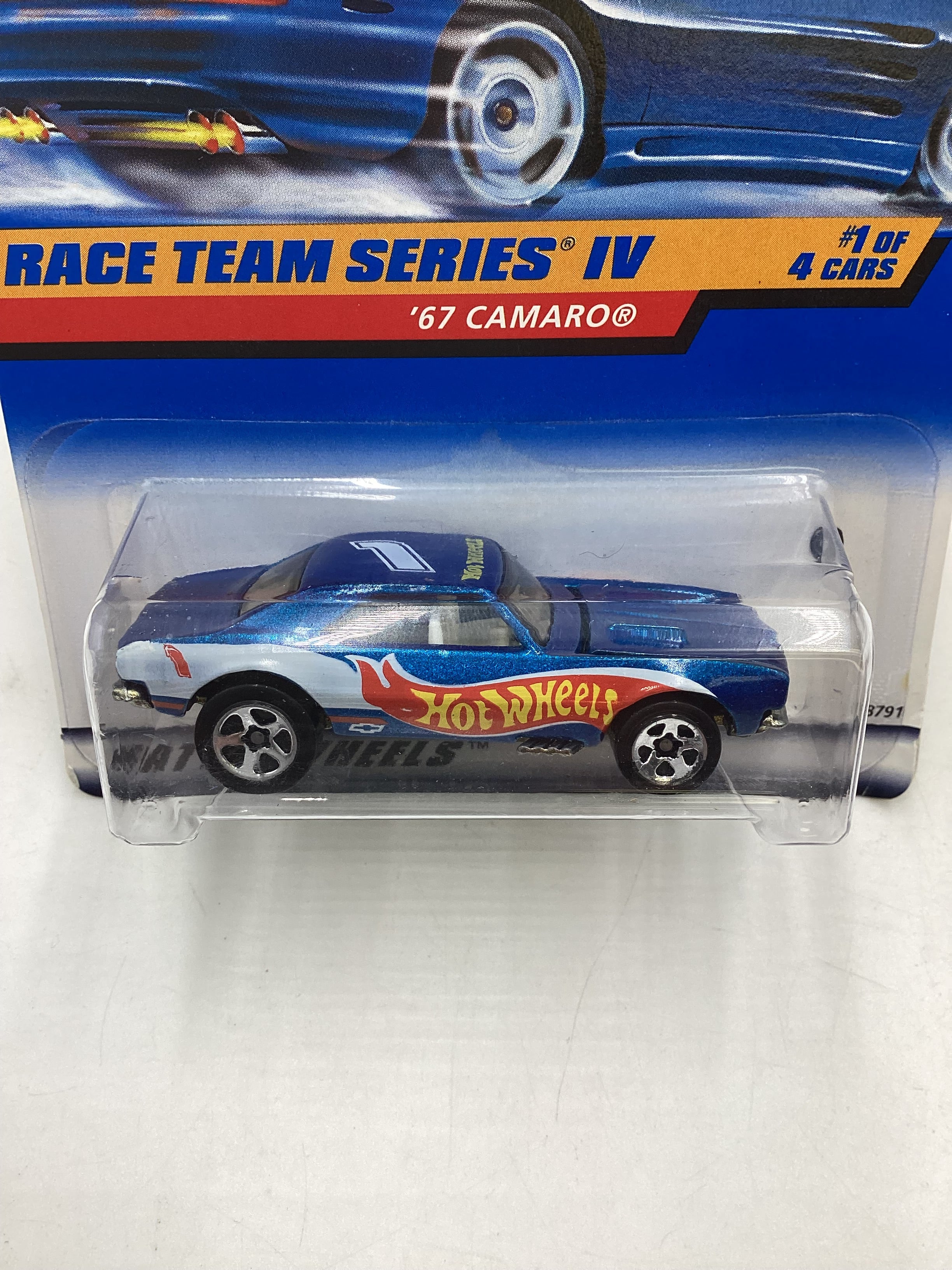 1997 Hot Wheels #725 Race Team Series IV 1/4 ‘67 Camaro 18D - Image 3