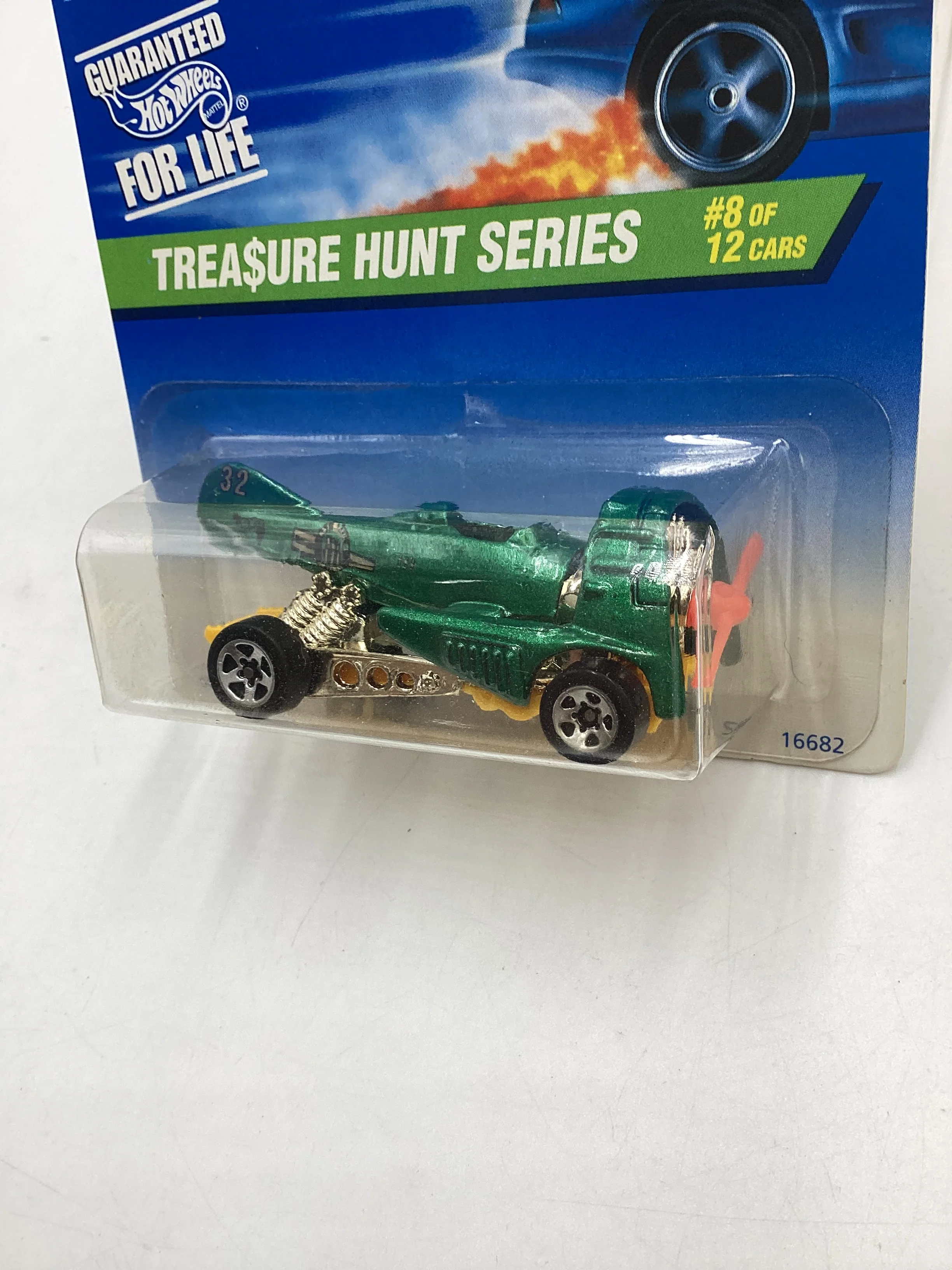 1997 Hot Wheels Treasure Hunt 8/12 Dogfighter #585 274C - Image 4