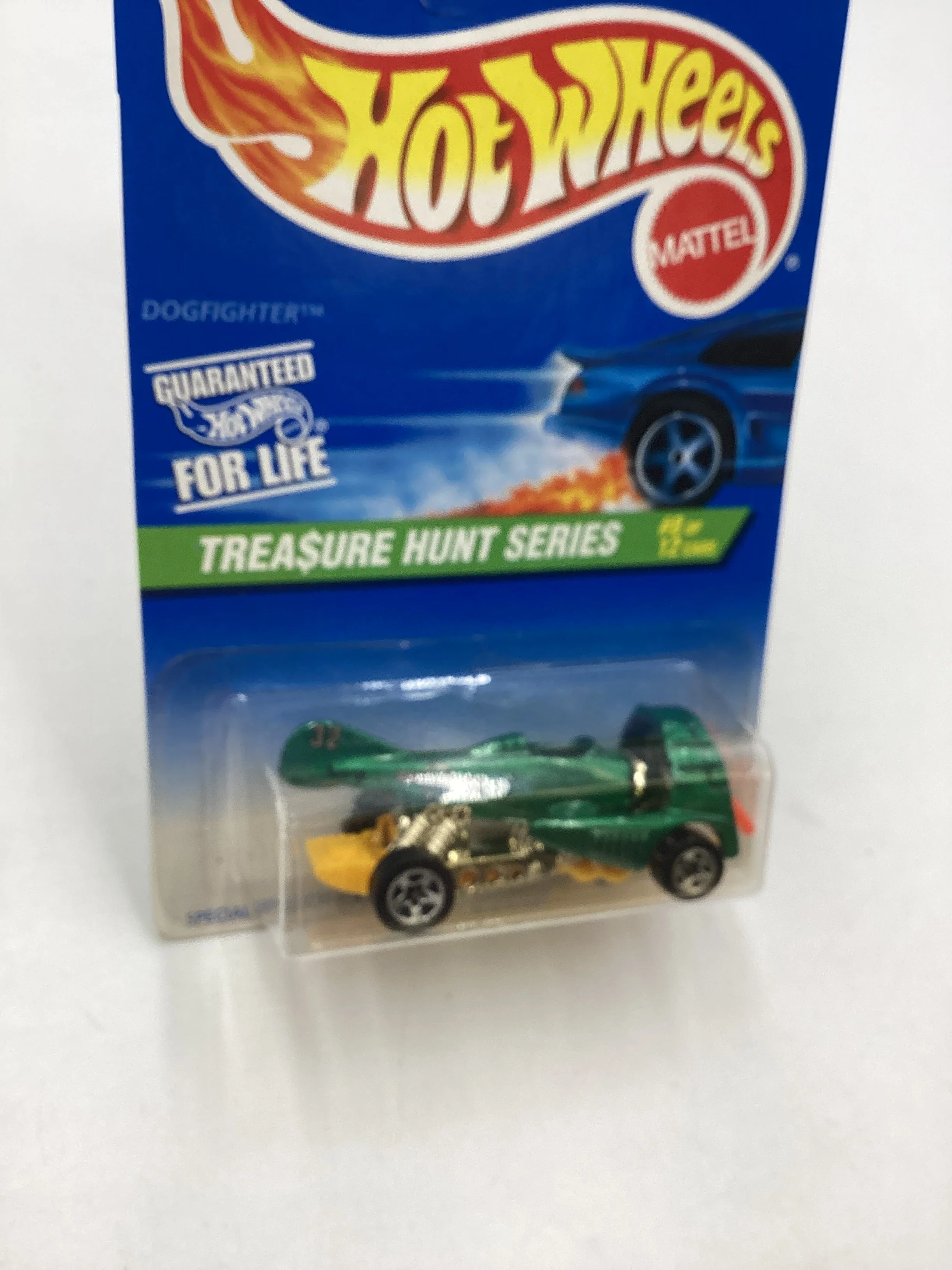 1997 Hot Wheels Treasure Hunt 8/12 Dogfighter #585 274C - Image 5