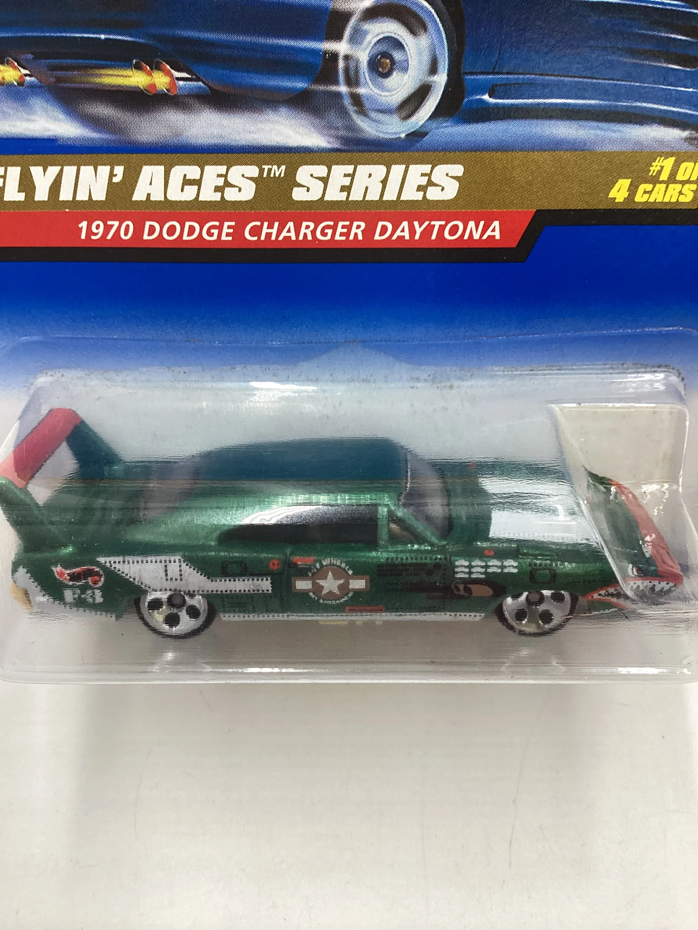 1998 Hot wheels Flying Aces #737 1970 Dodge Charger Daytona 59F - Image 3