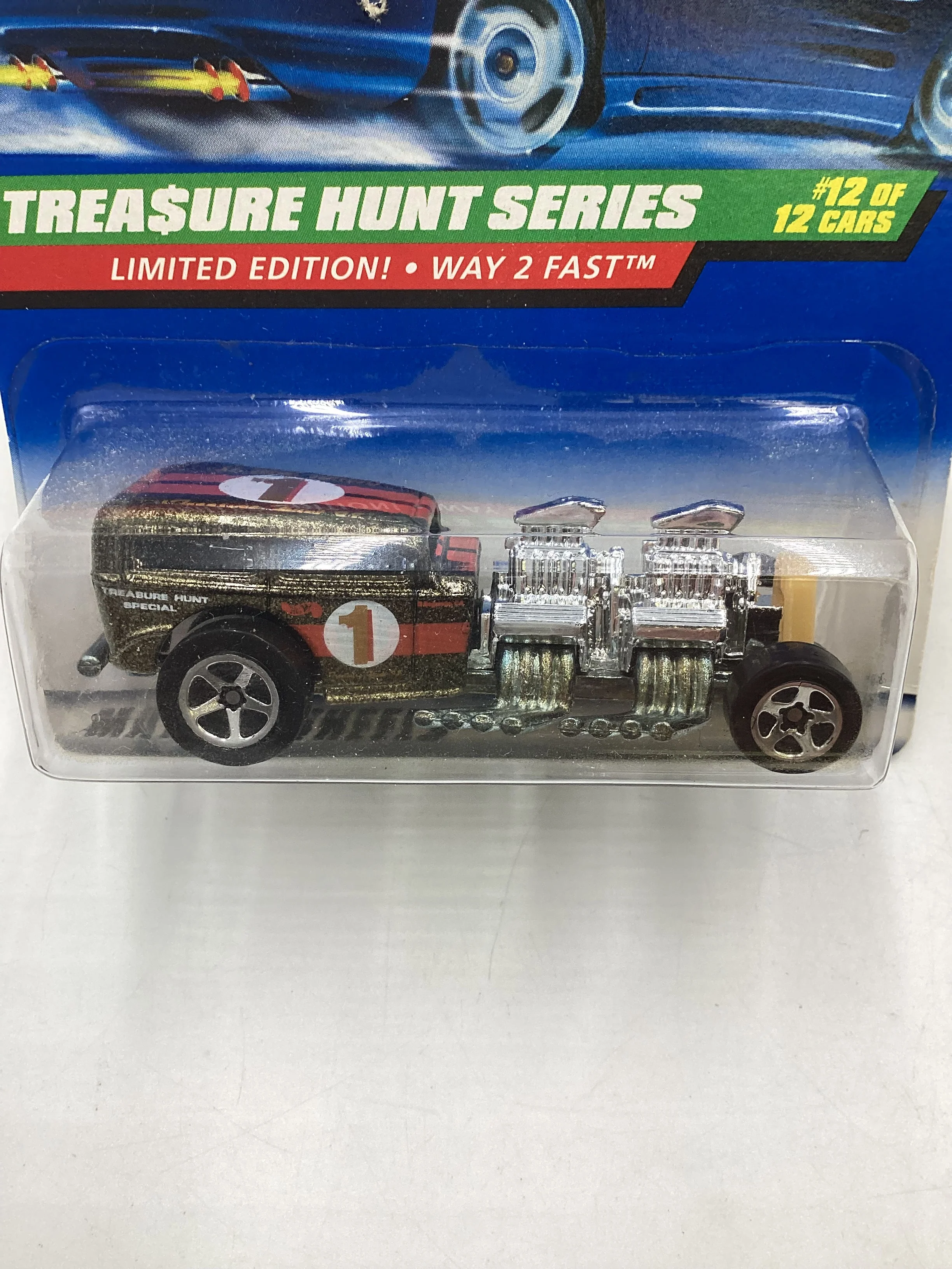1998 Hot Wheels Treasure Hunt 12/12 Way 2 Fast #760 277F - Image 3