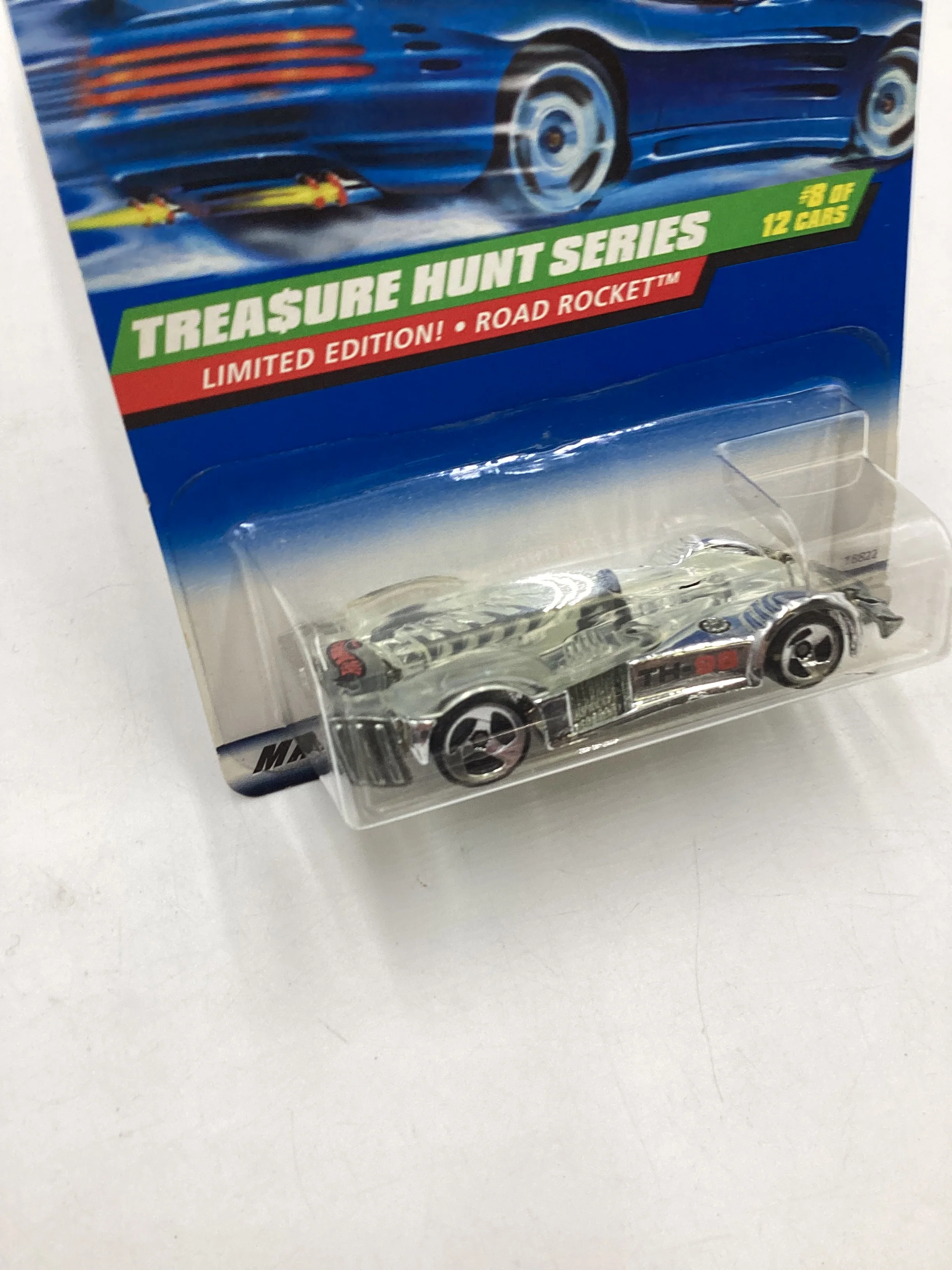 1998 Hot Wheels Treasure Hunt 8/12 Road Rocket #756 277E - Image 5