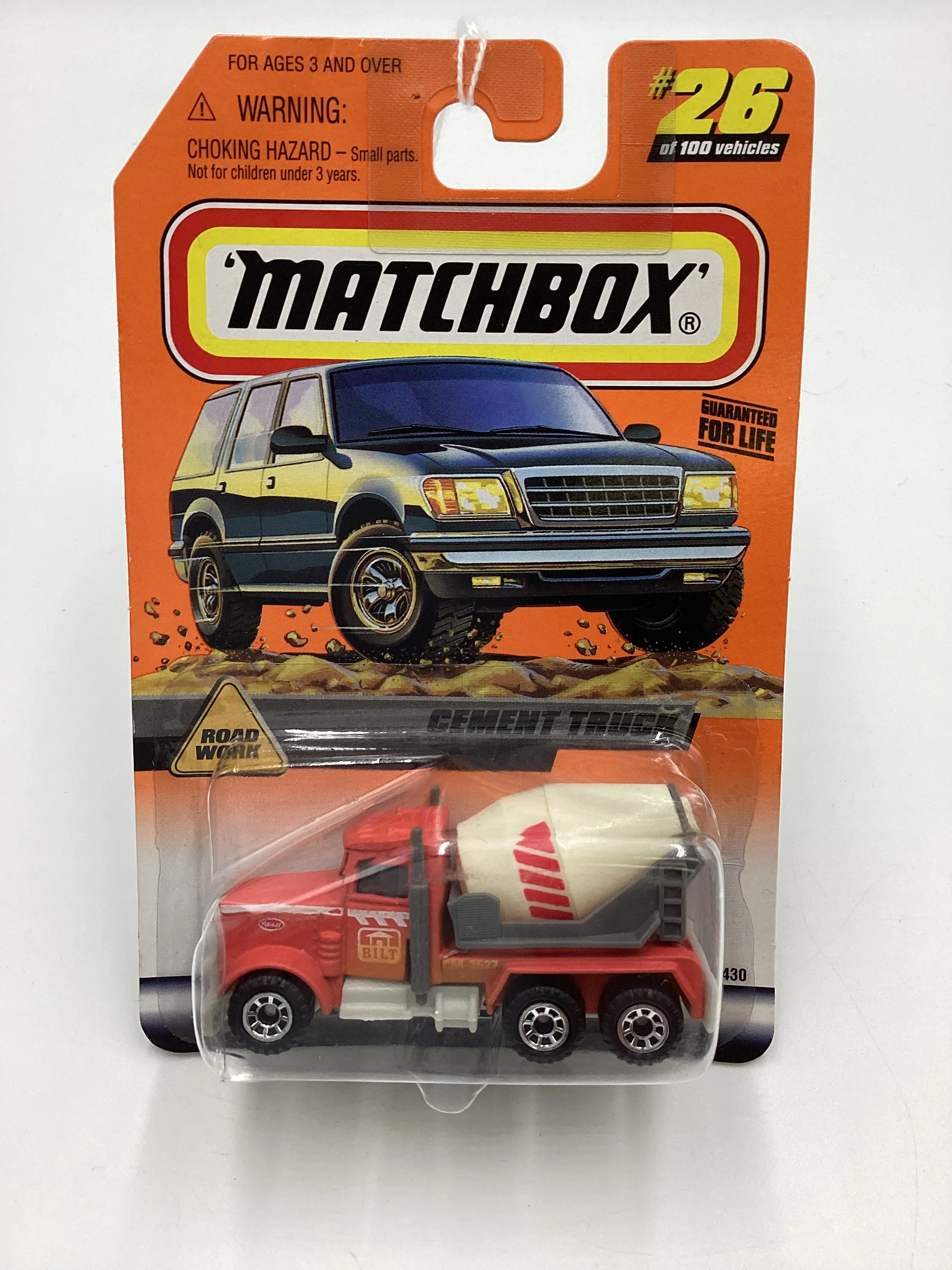 1998 Matchbox #26 Cement Truck Red 206E - Image 2
