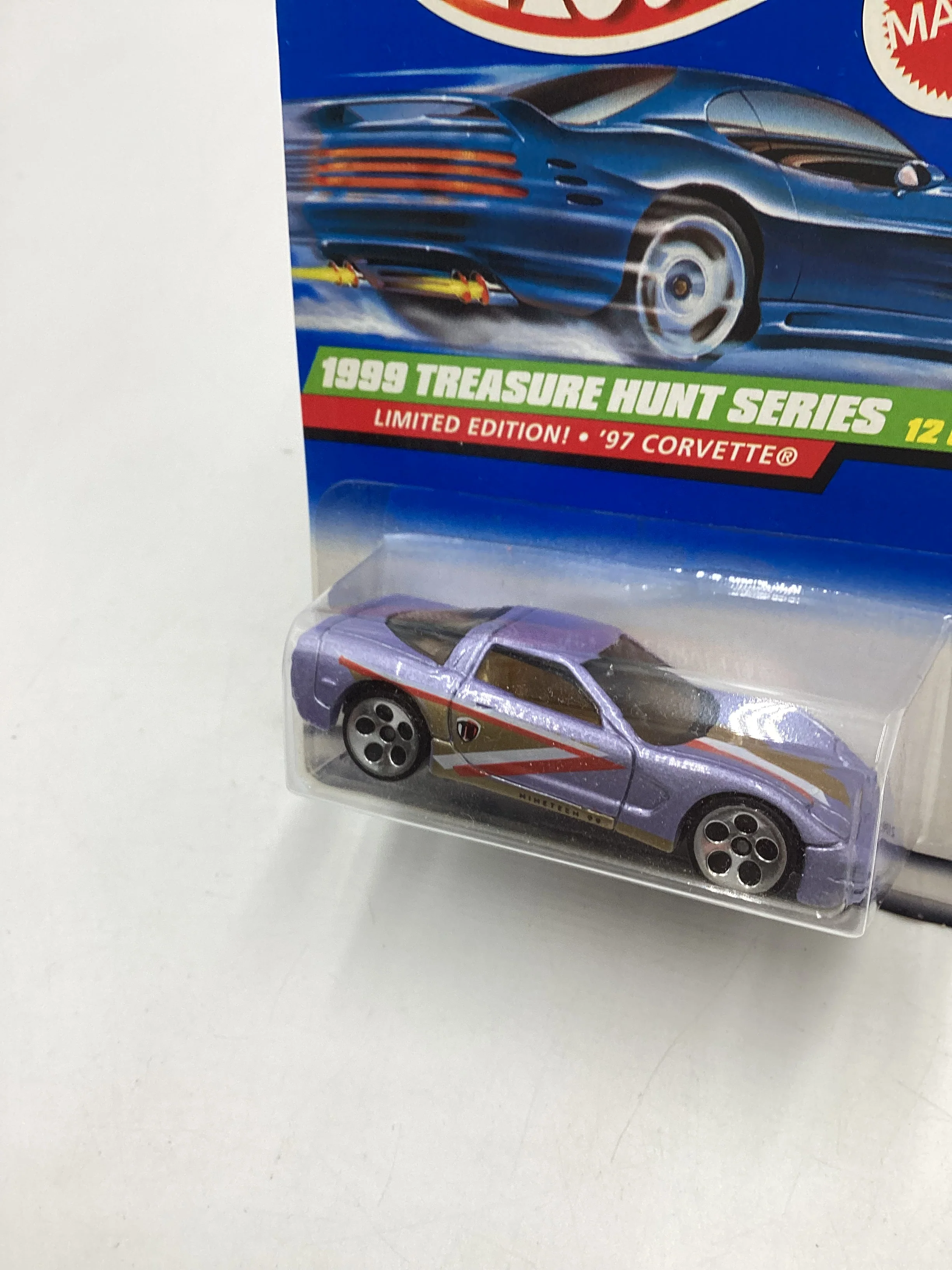 1999 Hot Wheels Treasure Hunt 3/12 97 Corvette #931 275H - Image 3