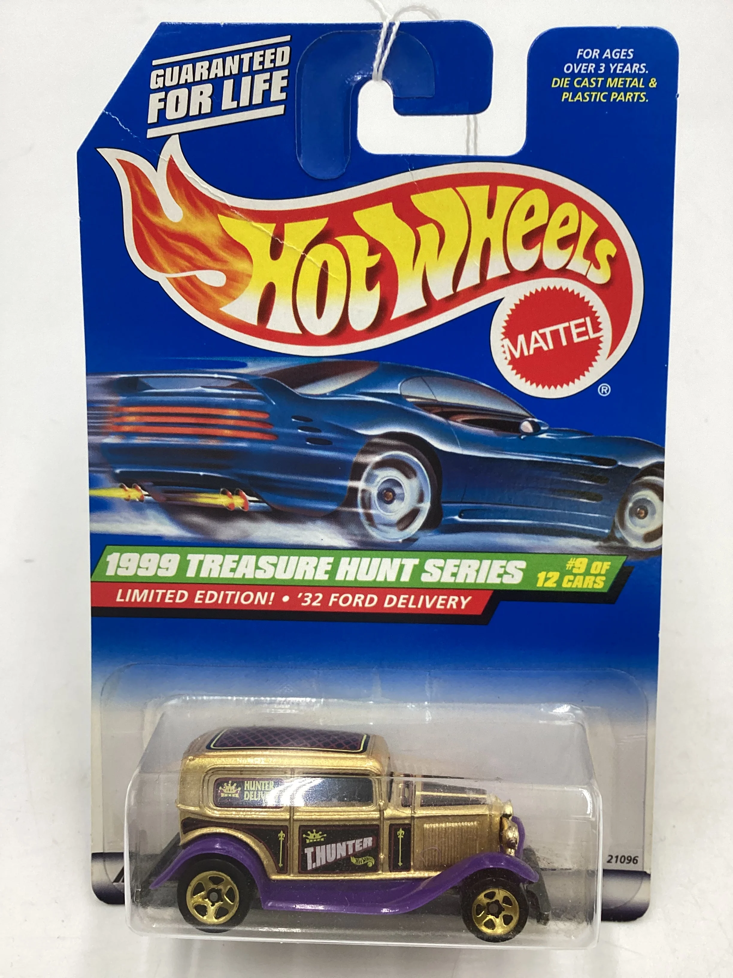 1999 Hot Wheels Treasure Hunt Series 9/12 32 Ford Delivery #937 276F - Image 2