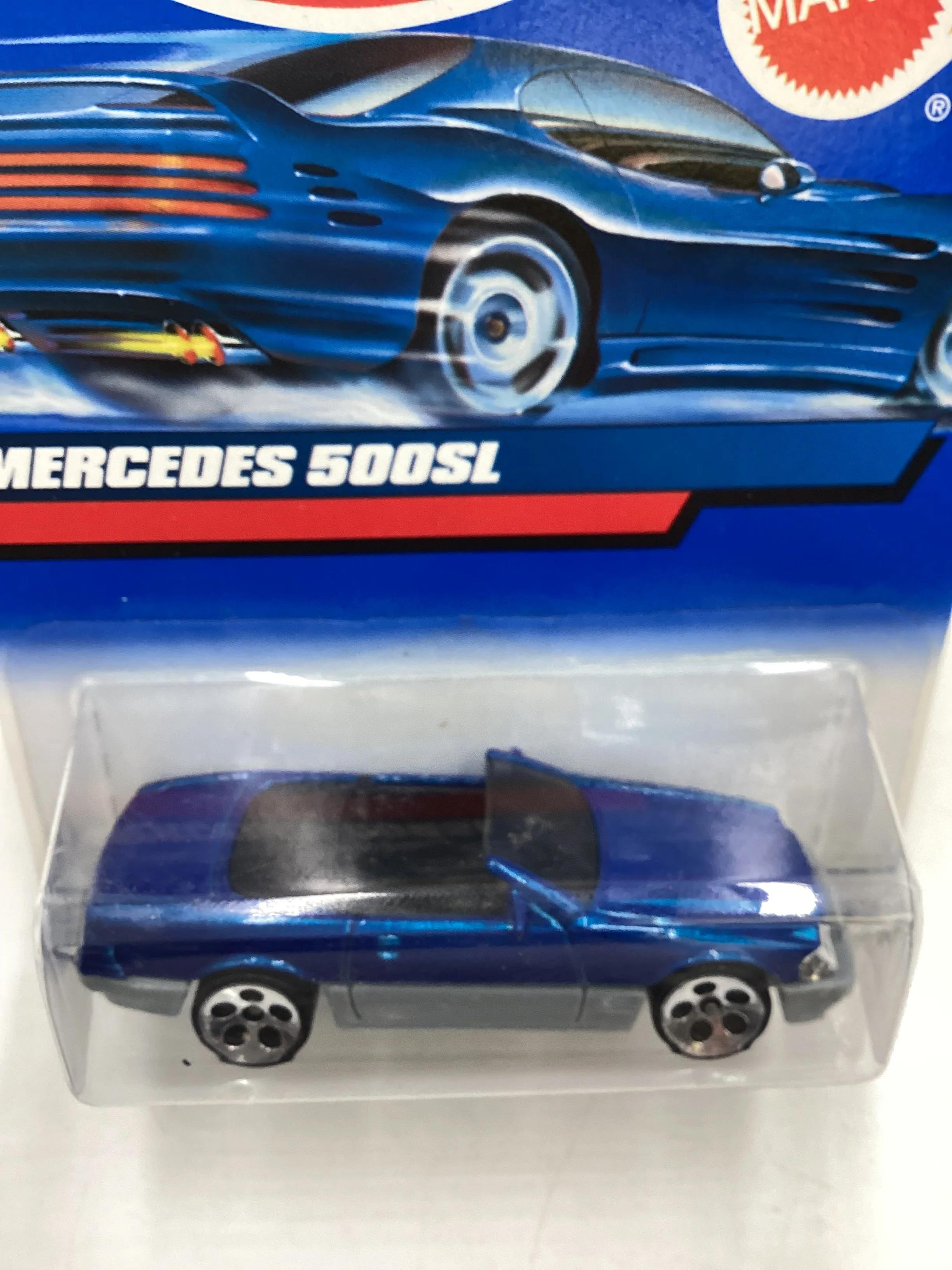 2000 Hot Wheels #134 Blue Mercedes 500 SL 92E - Image 6