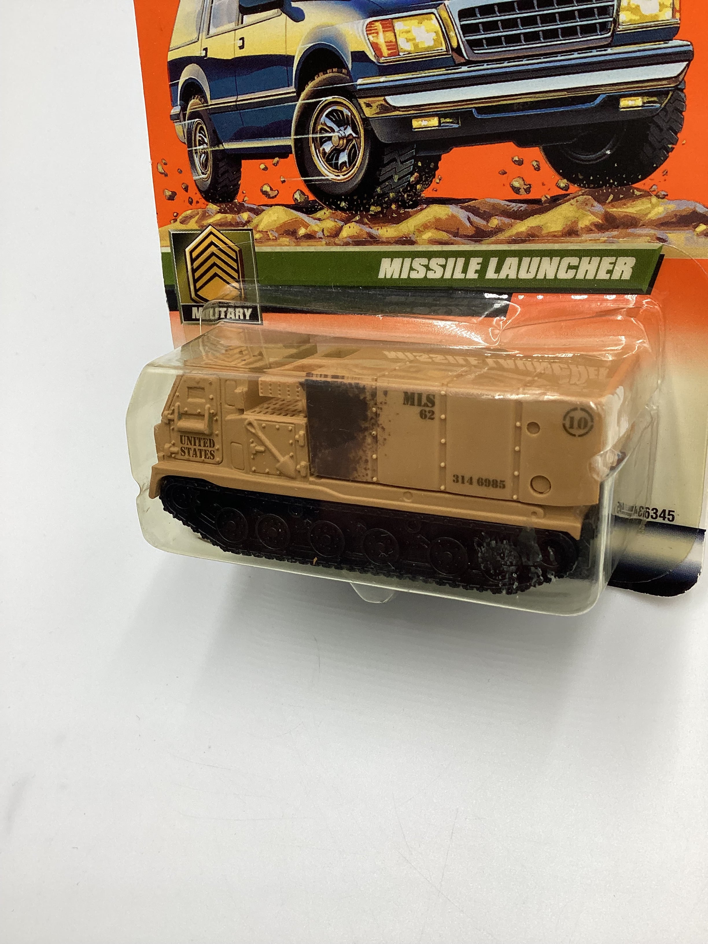 2000 Matchbox #52 Missile Launcher Tan 208D - Image 4