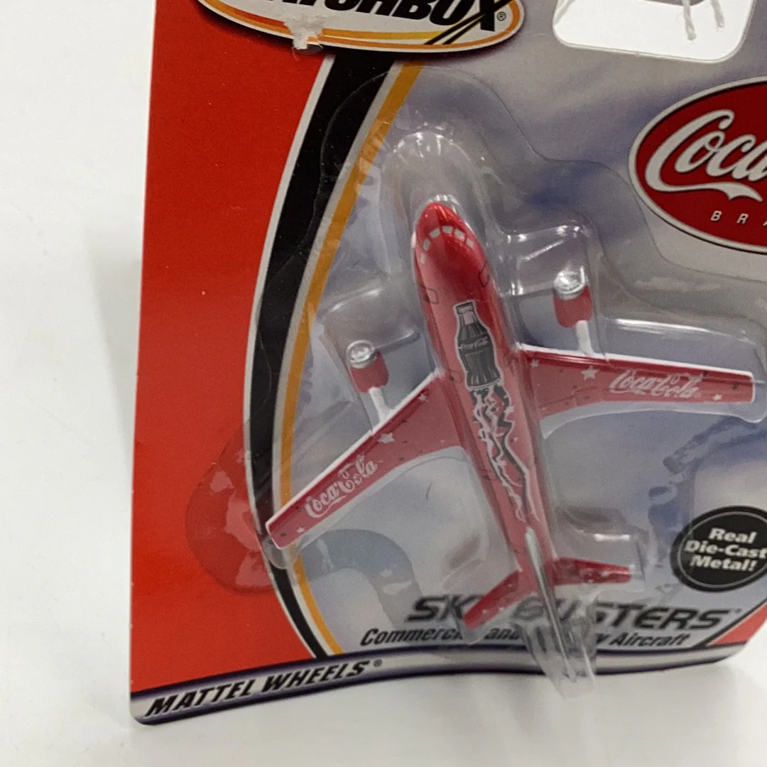 2000 Matchbox Sky Busters Coca Cola plane 113B - Image 2