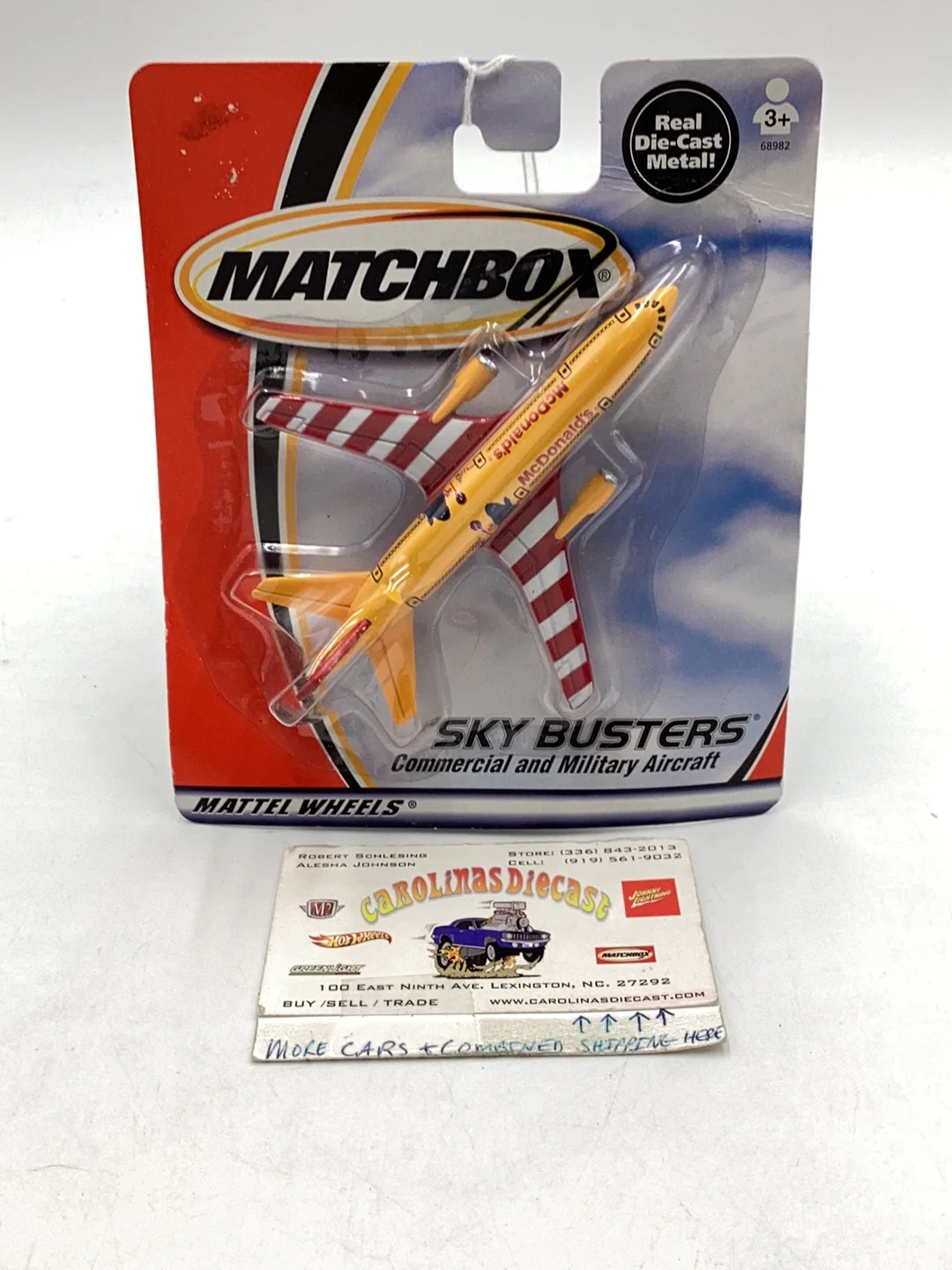 2000 Matchbox Sky Busters Mcdonalds 113A