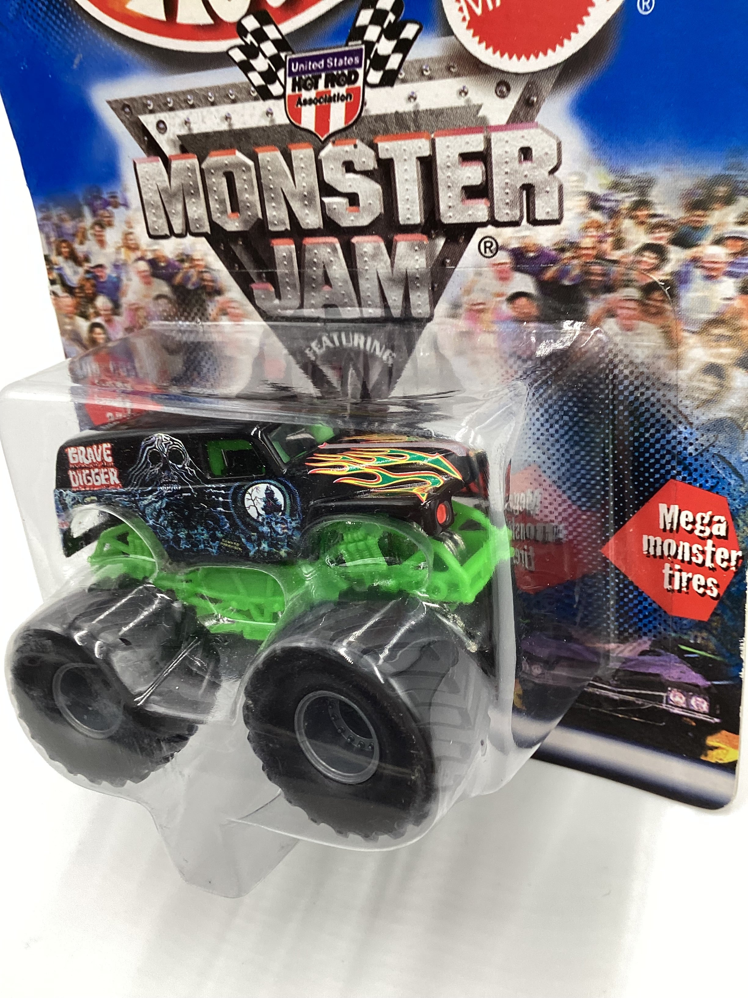2000 Monster Jam Hot Rod Association Grave Digger Long Card 125F - Image 4