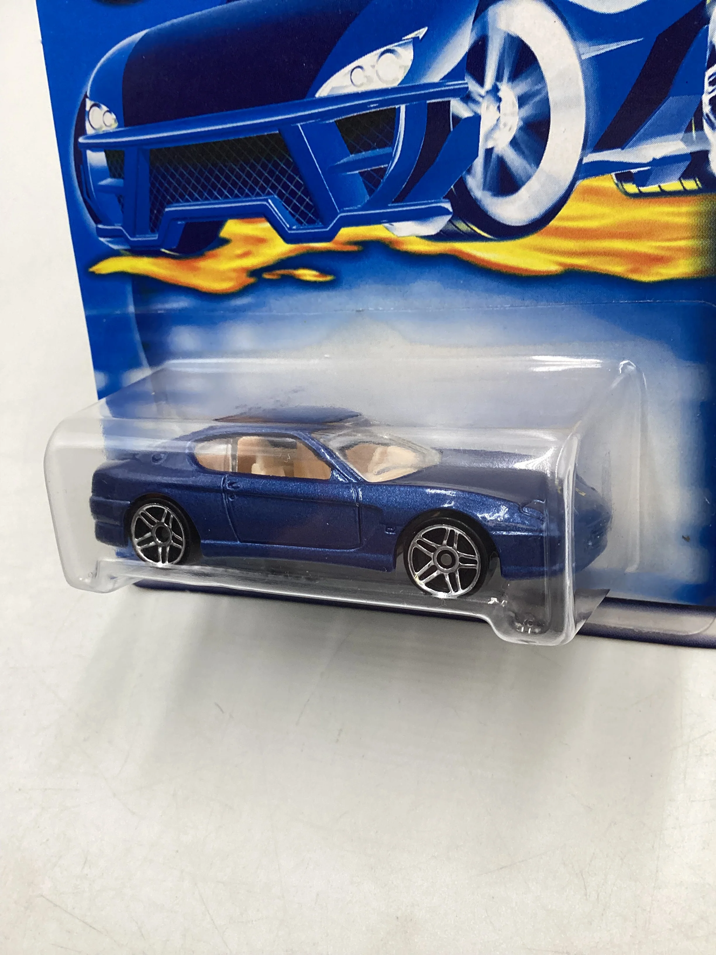 2001 Hot Wheels #166 Ferrari 456M Blue PR5 Wheels - Image 4