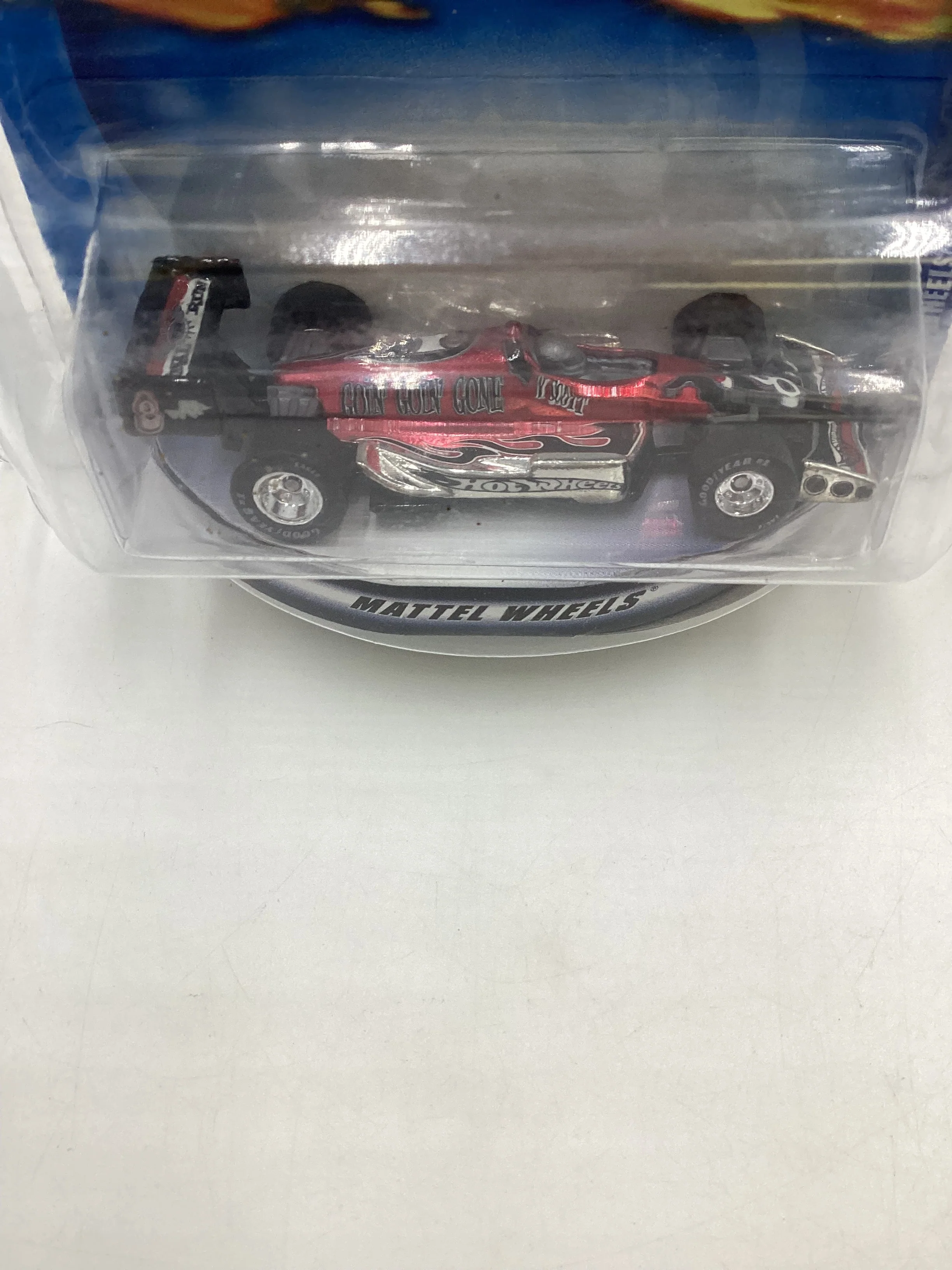 2001 Hot Wheels Final Run #7 Hot Wheels 500 Red - Image 4