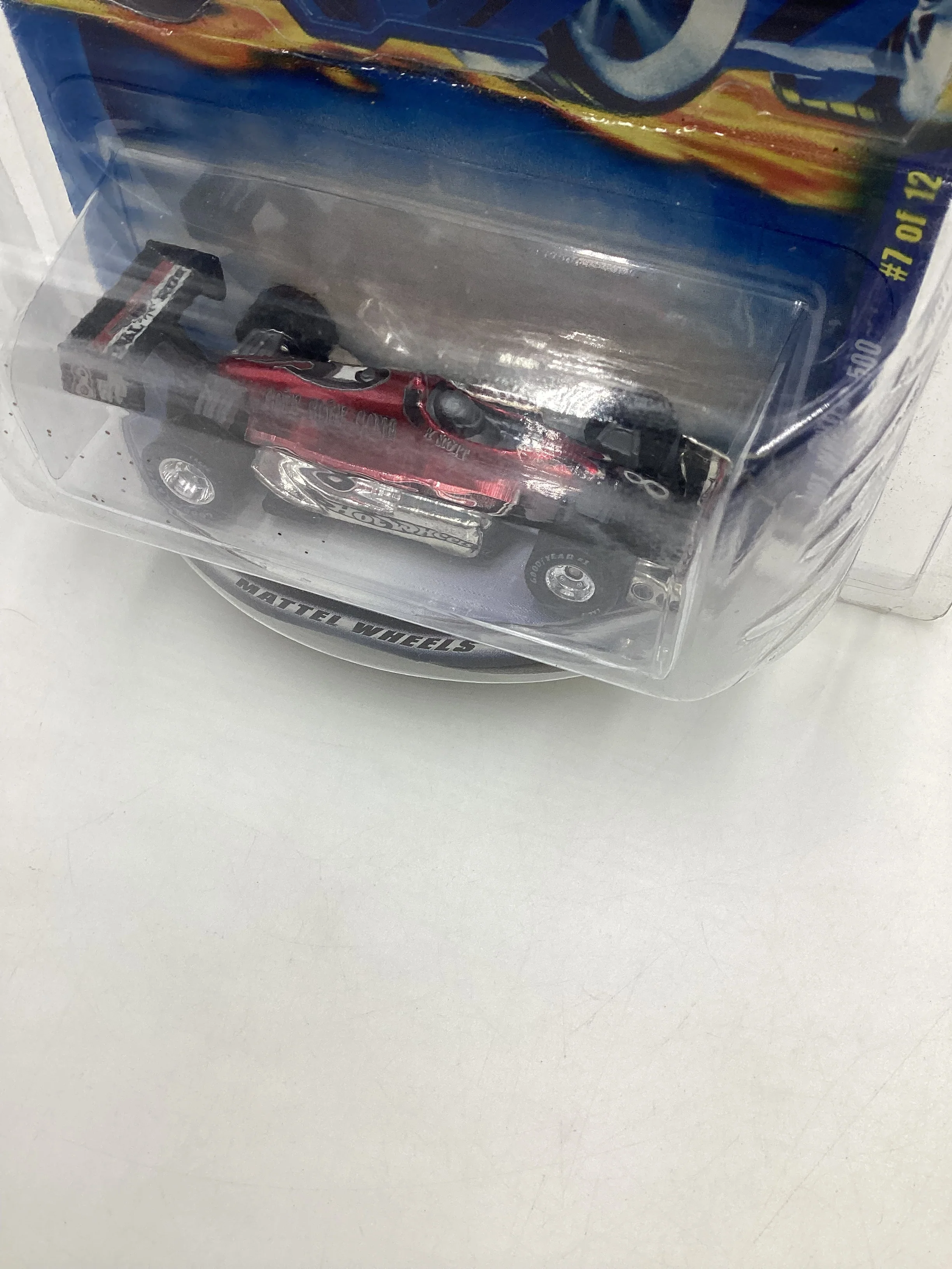 2001 Hot Wheels Final Run #7 Hot Wheels 500 Red - Image 5
