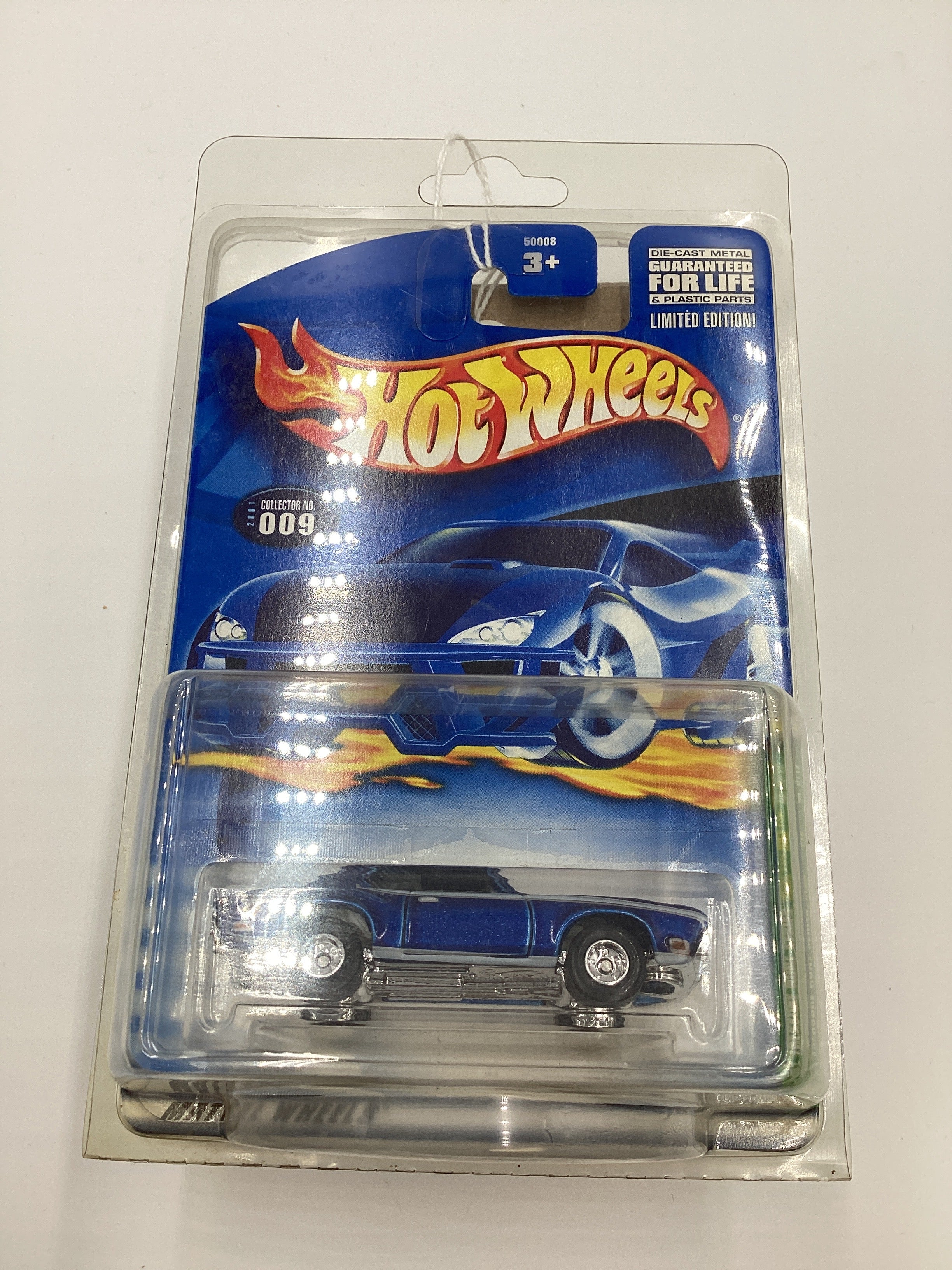 2001 Hot Wheels Treasure Hunt #009 Olds 442 Blue with protector - Image 8