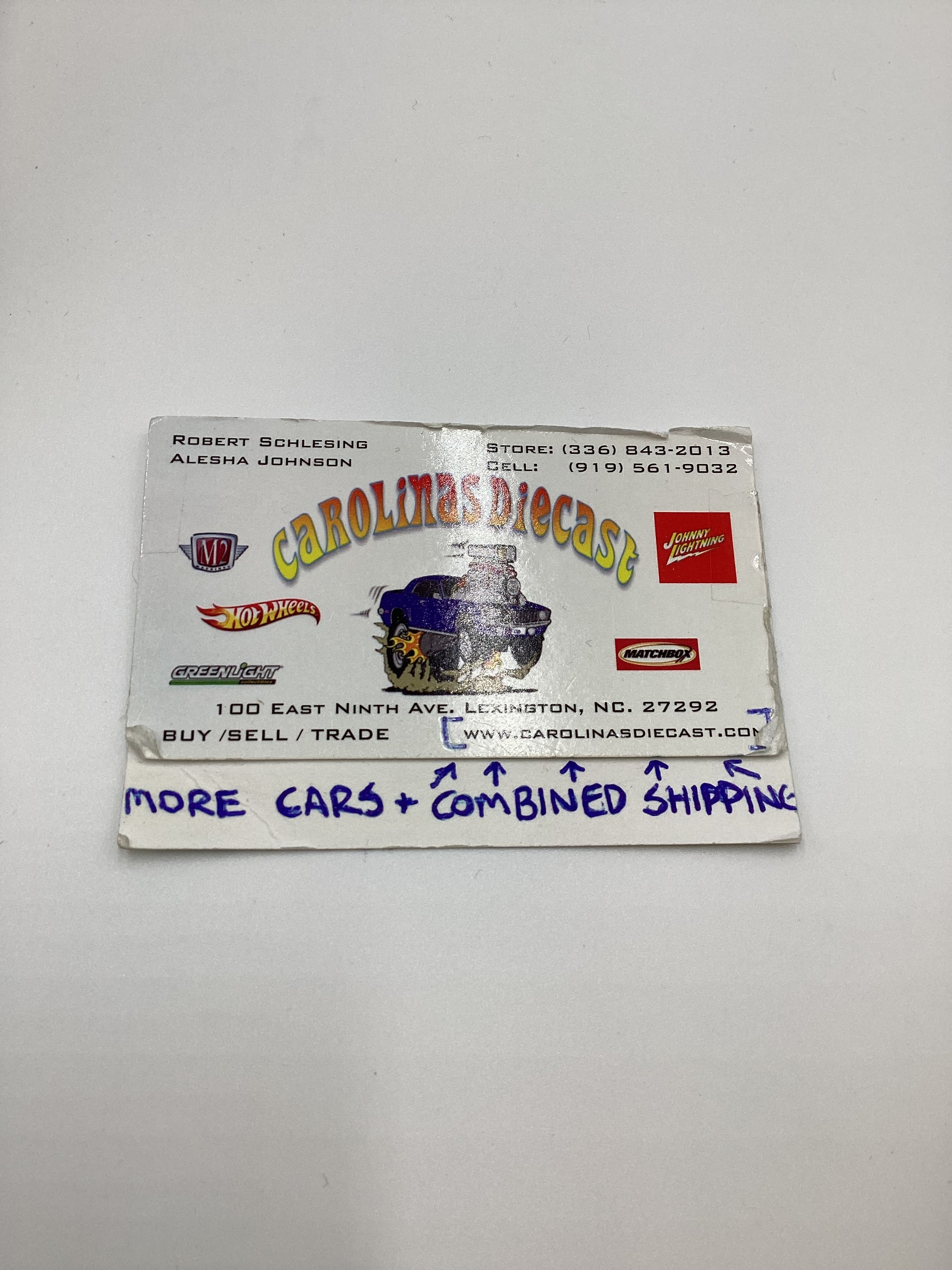 2001 Hot Wheels Treasure Hunt #009 Olds 442 Blue with protector - Image 9