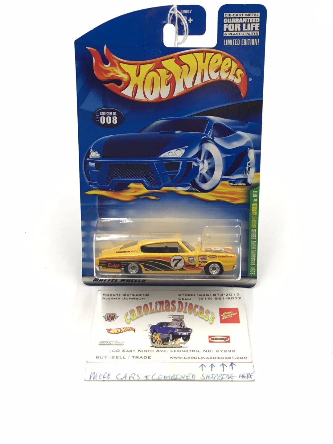 2001 Hot Wheels Treasure Hunt  #8 Dodge Charger Real riders FF4