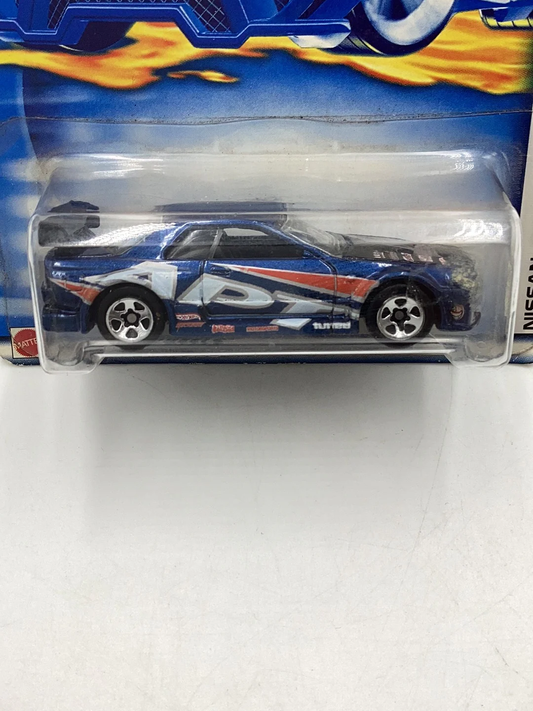 2002 hot wheels #19 first edition Nissan Skyline SR - Image 2