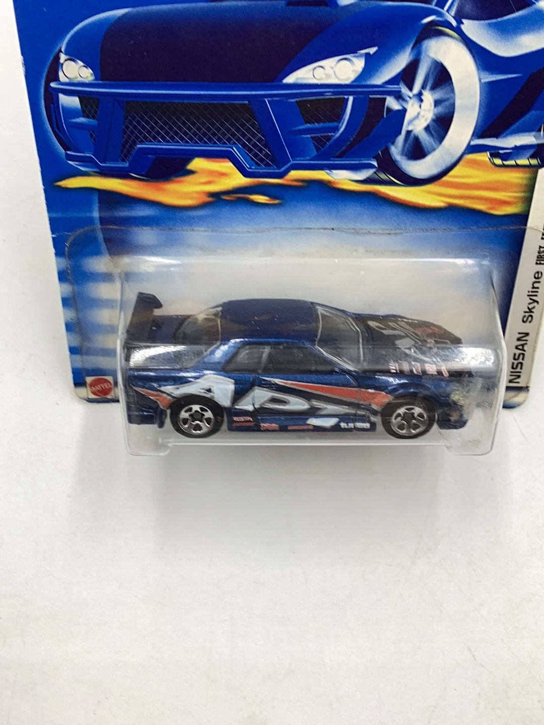 2002 hot wheels #19 first edition Nissan Skyline SR - Image 6