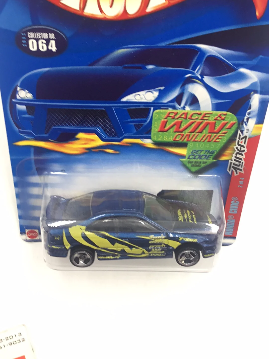 2002 hot wheels #64 Honda Civic CC6 - Image 5