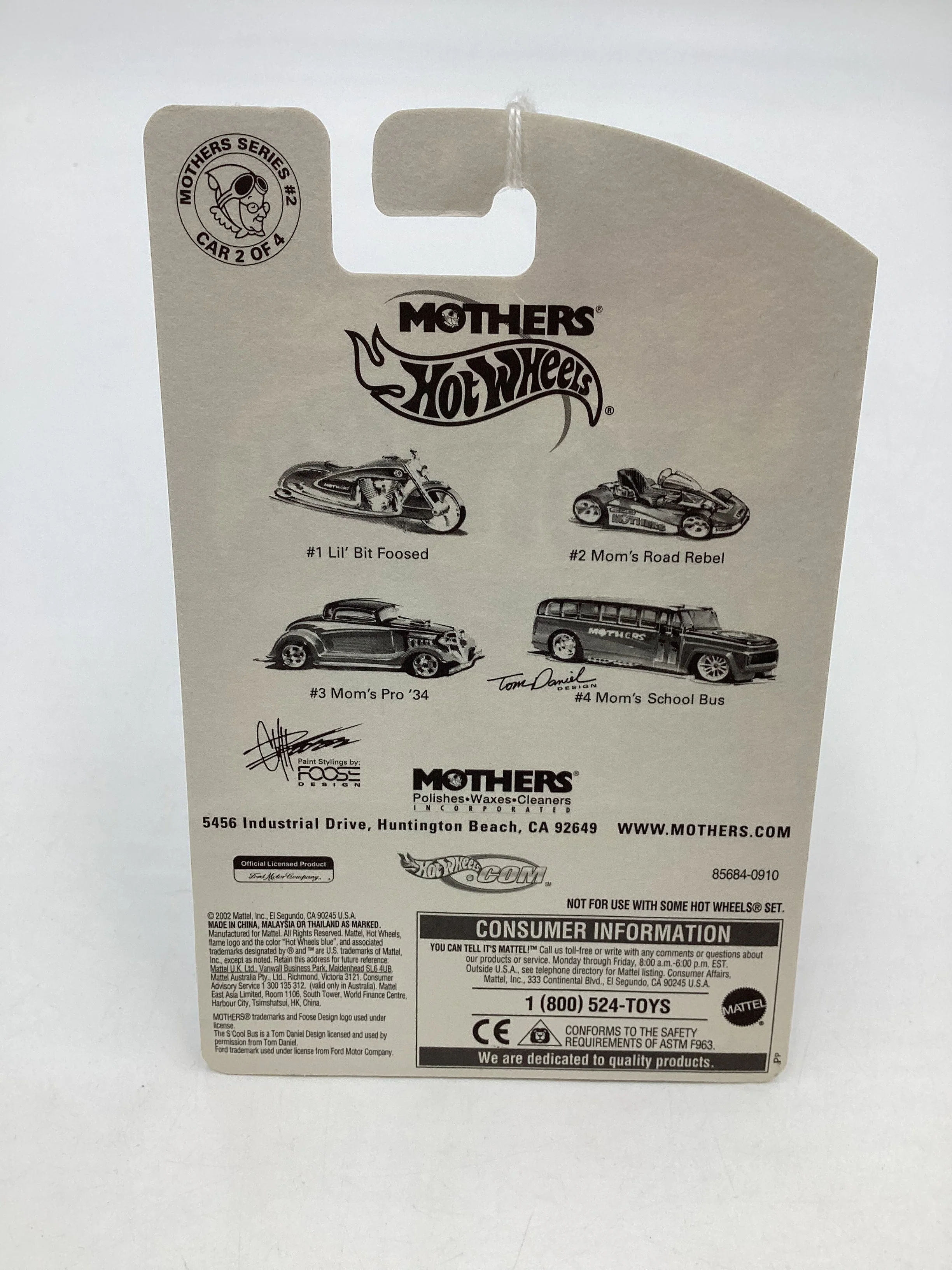 2002 Hot wheels Mothers Moms Road Rebel 167D - Image 7