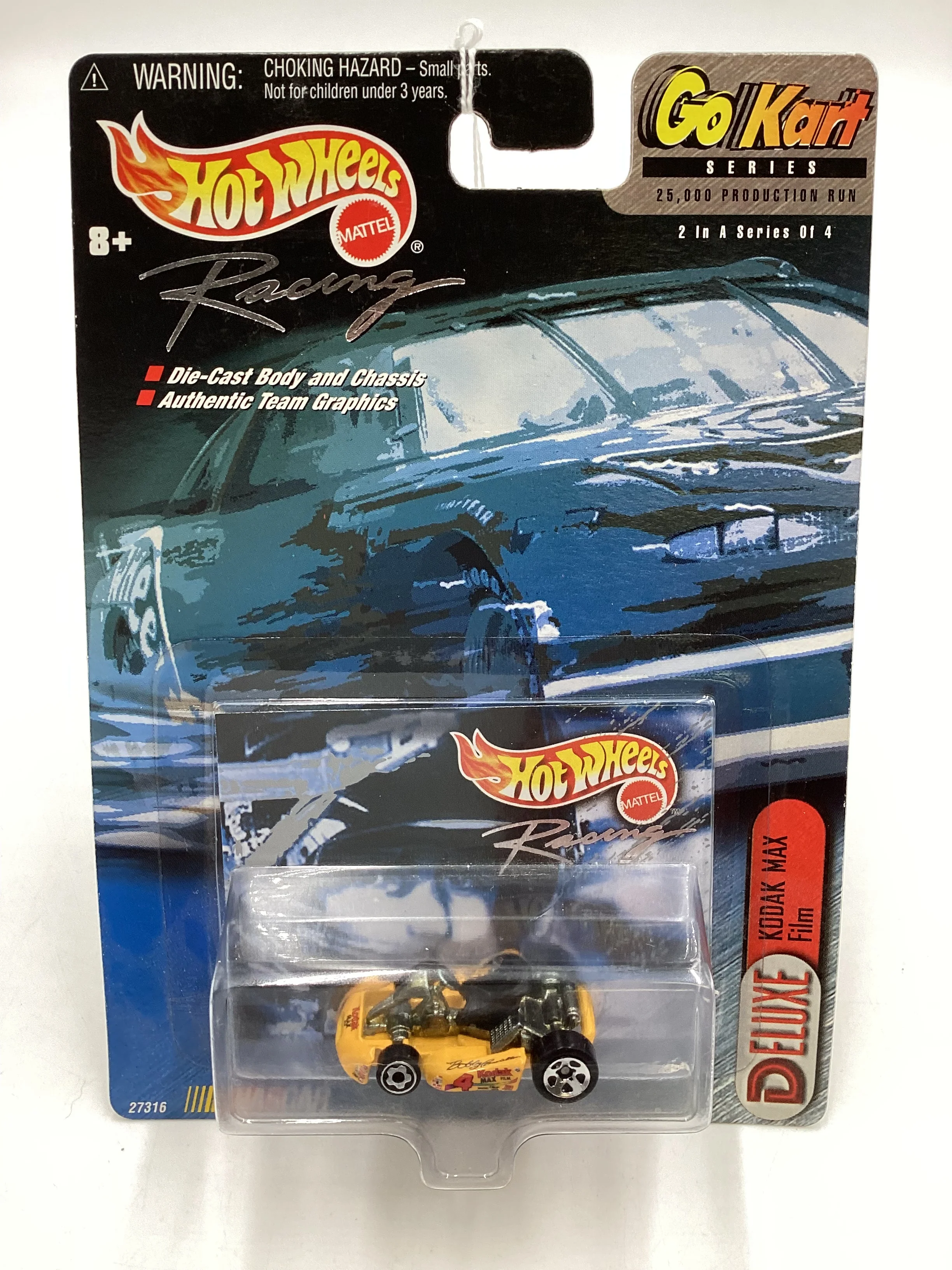 2002 Hot wheels Racing Go Kart Series 2/4 Go Kart Kodak Max Film - Image 2