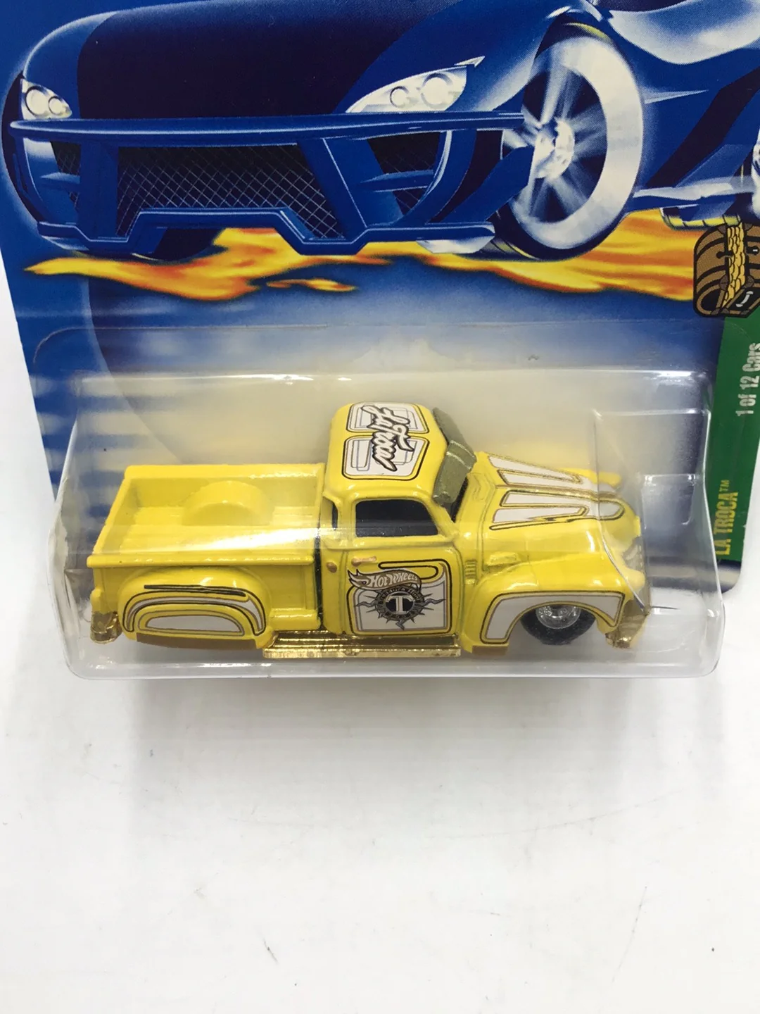 2002 Hot Wheels Treasure Hunt  #1 La Troca rubber tires FF1 - Image 5