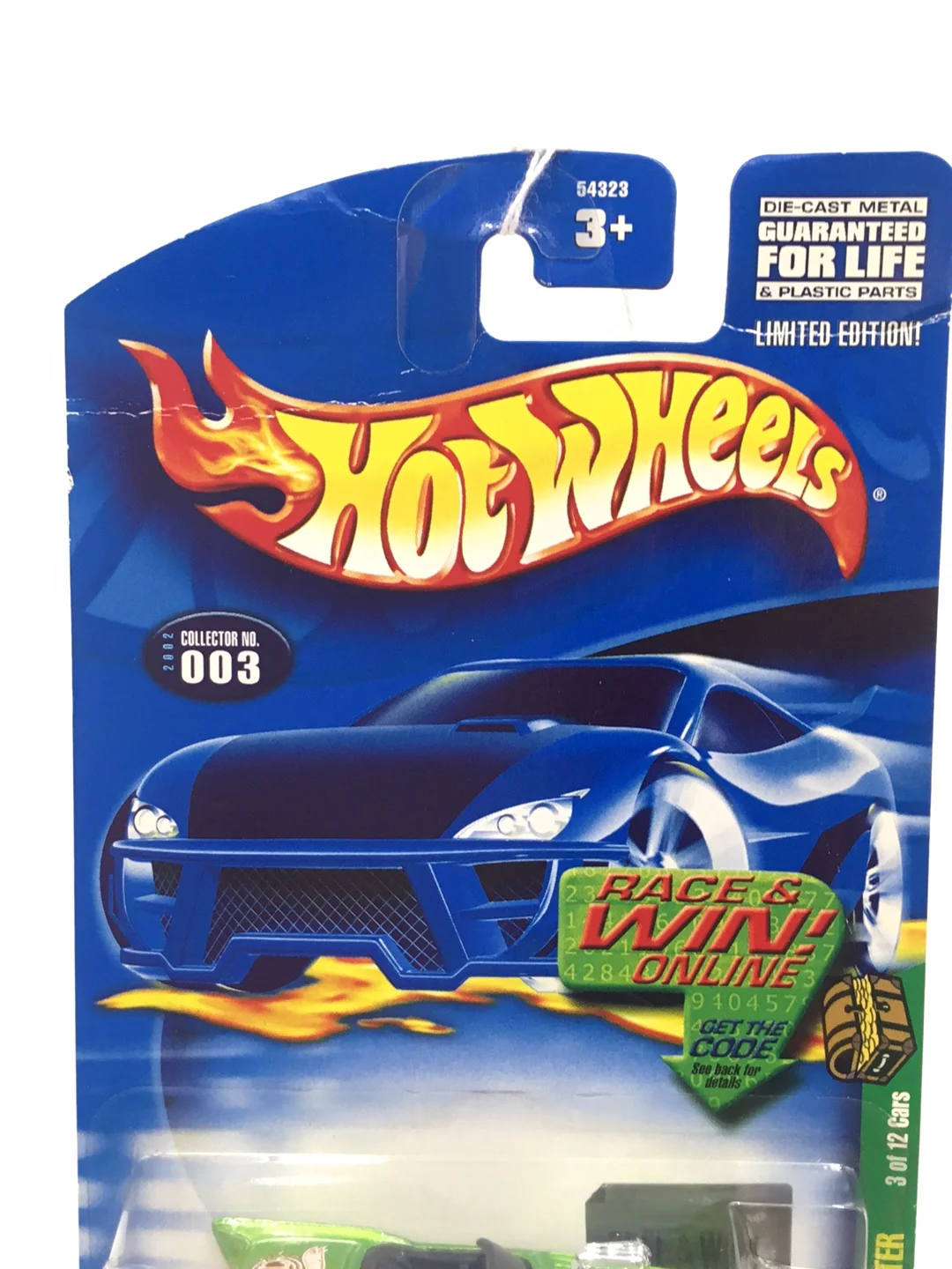 2002 Hot Wheels Treasure Hunt  #3 57 Roadster rubber tires ( Bad Card) CC8 - Image 6