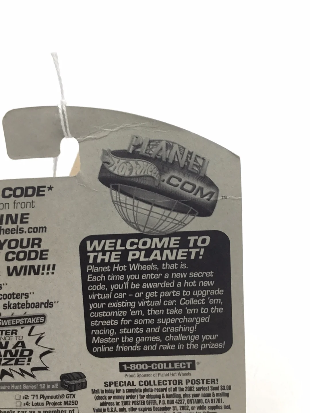 2002 Hot Wheels Treasure Hunt  #3 57 Roadster rubber tires ( Bad Card) CC8 - Image 9
