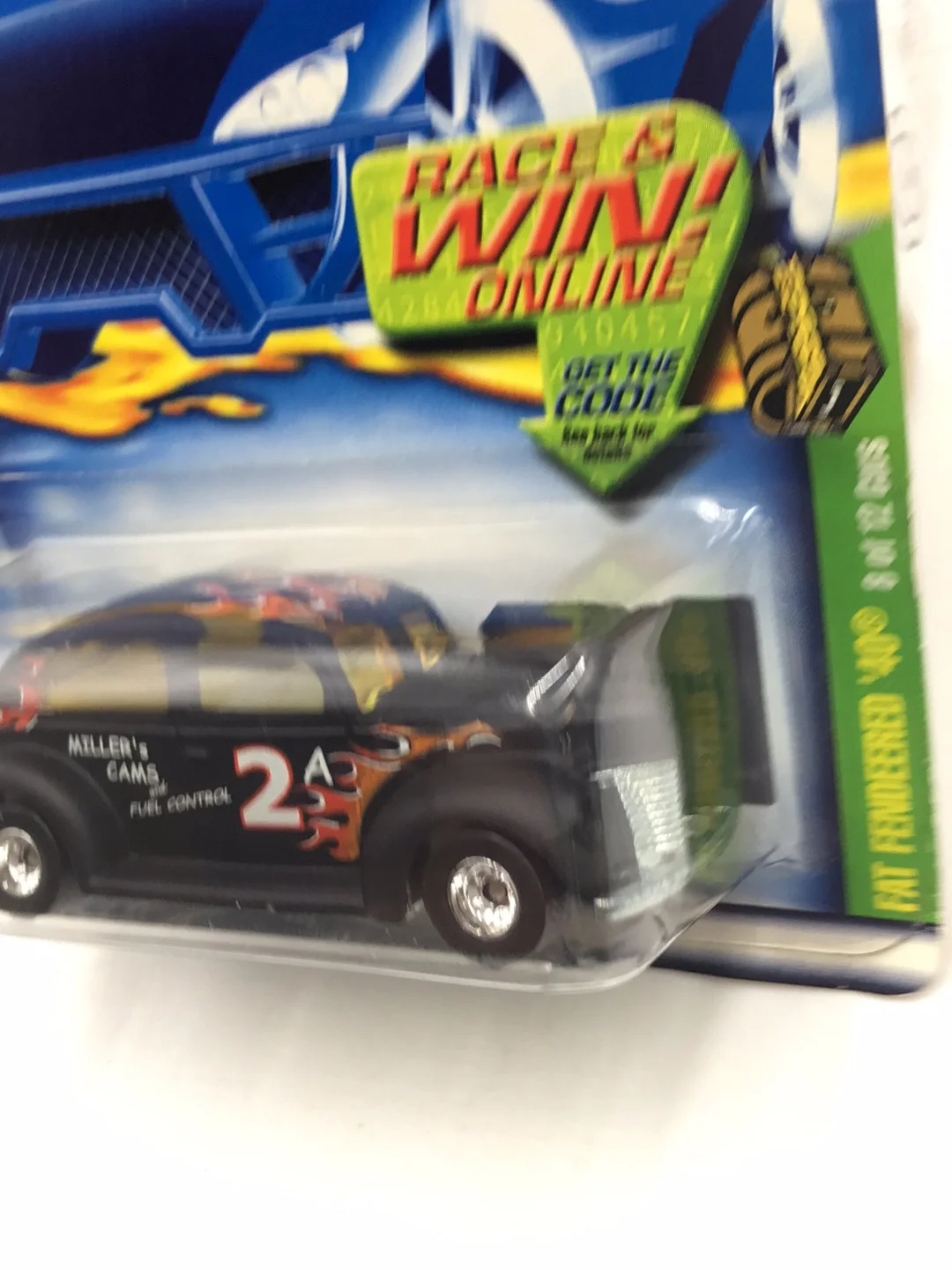 2002 Hot Wheels Treasure Hunt  #8 Fat Fendered 40 rubber tires EE2 - Image 4
