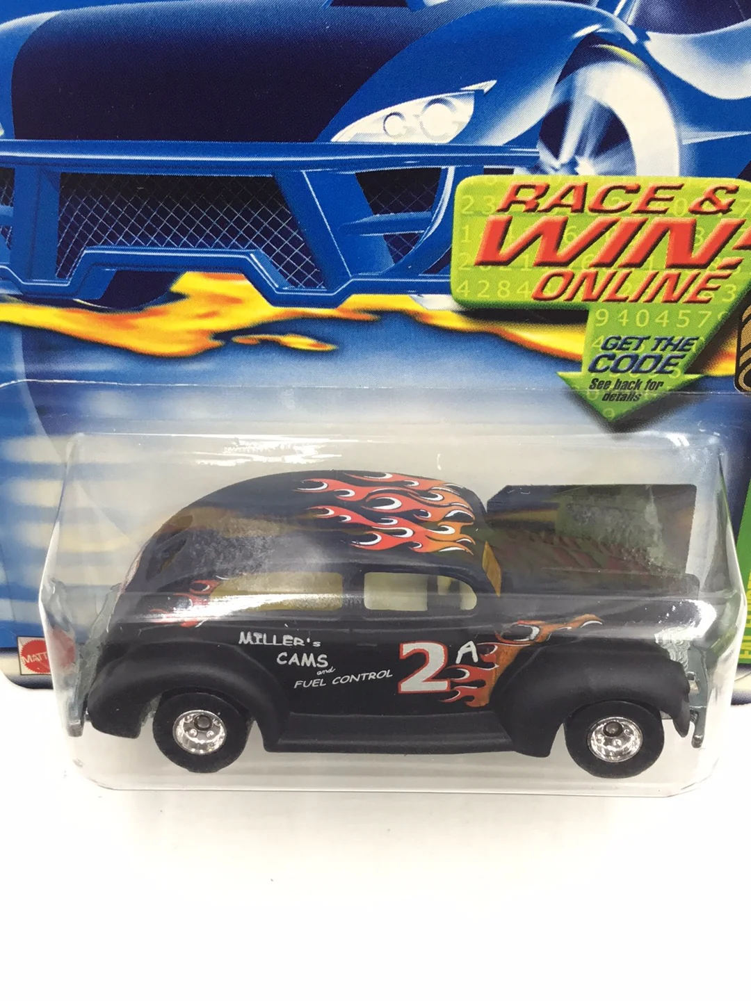 2002 Hot Wheels Treasure Hunt  #8 Fat Fendered 40 rubber tires EE2 - Image 5