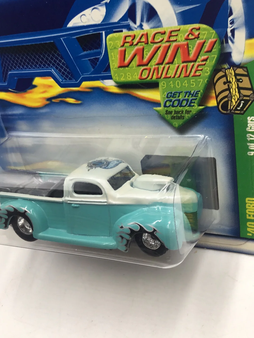 2002 Hot Wheels Treasure Hunt #9 40 Ford rubber tires CC2 - Image 4