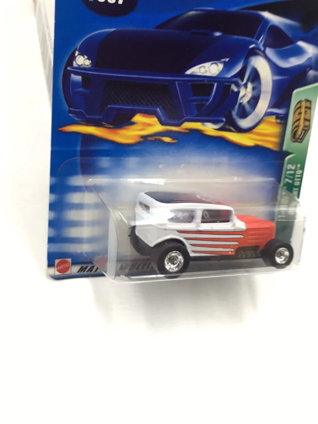 2003 Hot Wheels #7 Midnight Otto Treasure Hunt real riders EE5 - Image 3