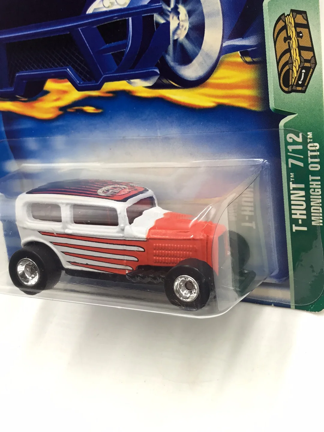 2003 Hot Wheels #7 Midnight Otto Treasure Hunt real riders EE5 - Image 4