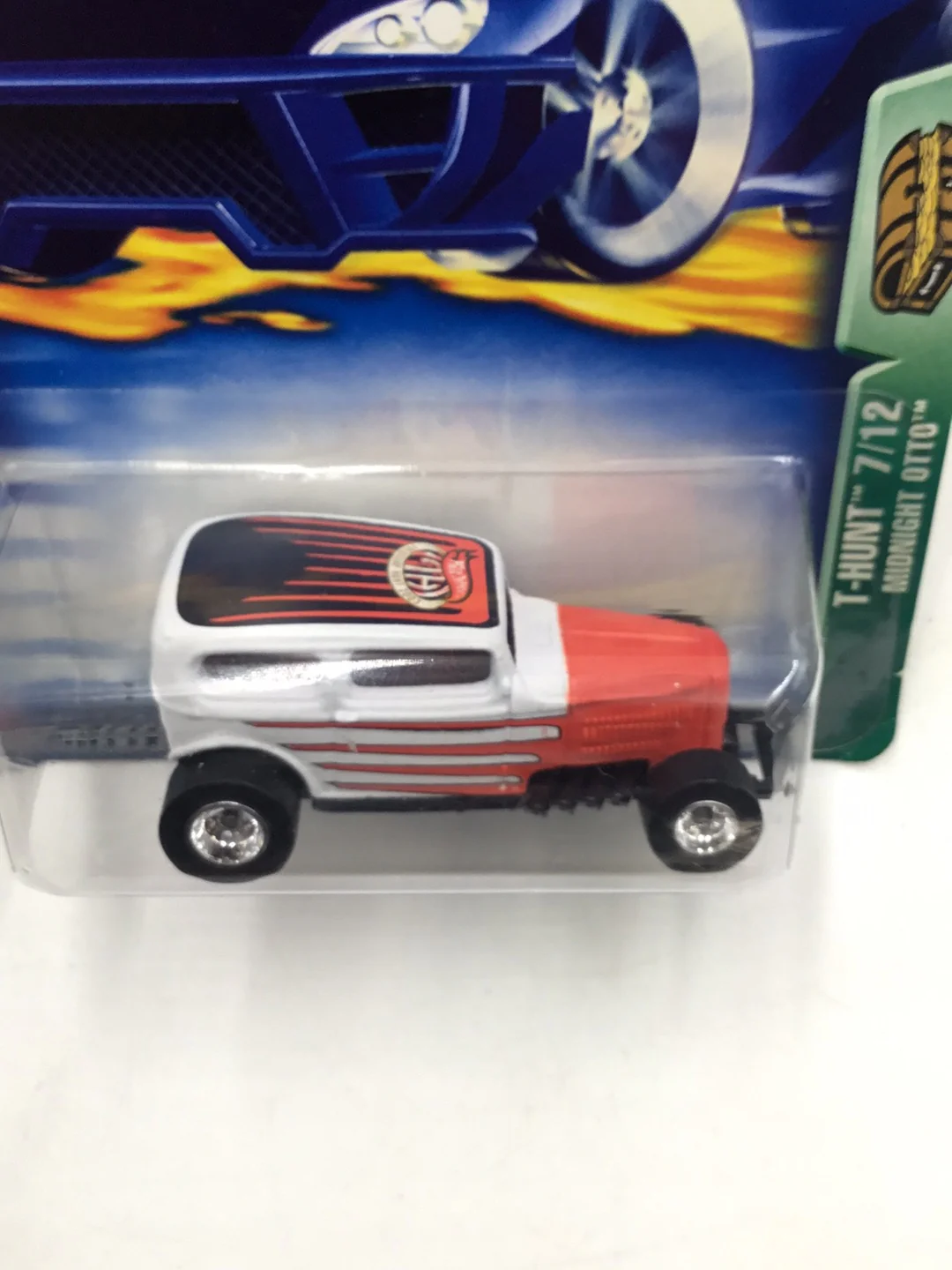 2003 Hot Wheels #7 Midnight Otto Treasure Hunt real riders EE5 - Image 5