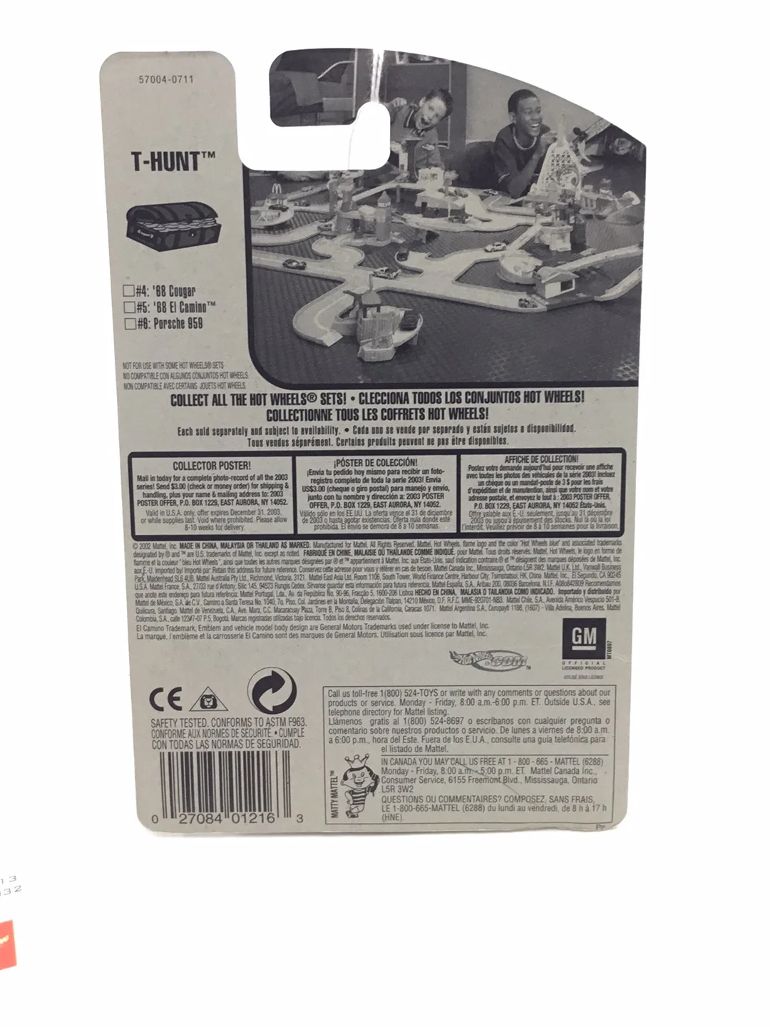 2003 Hot Wheels Treasure Hunt #5 68 El Camino rubber tires FF2 - Image 6