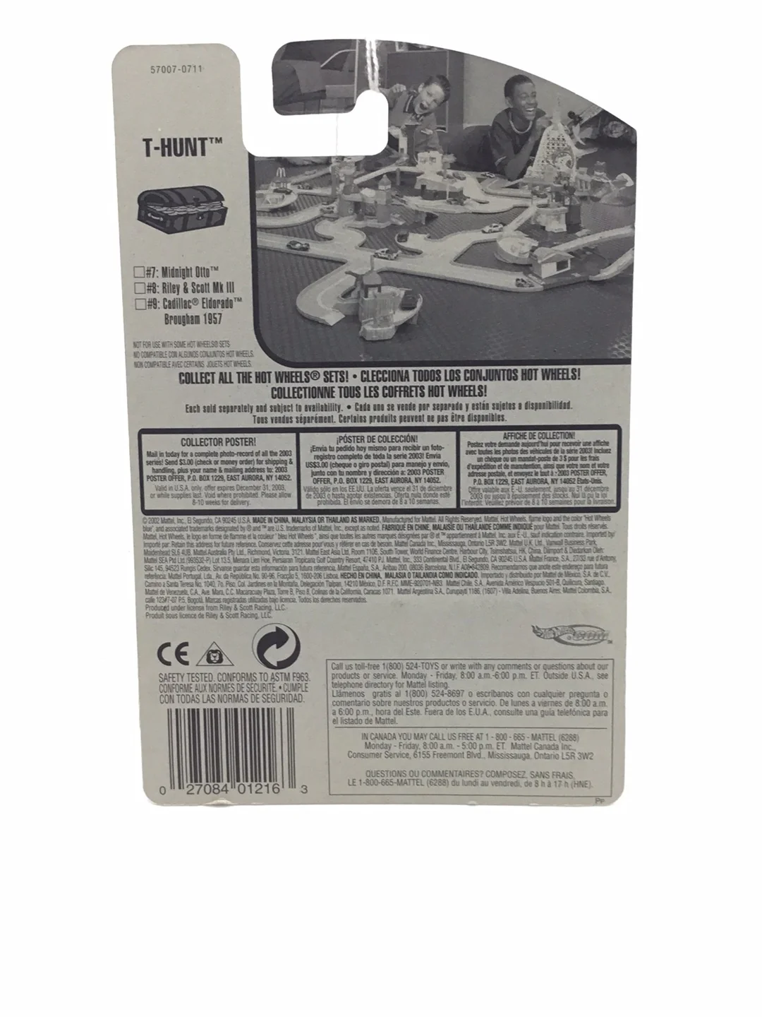 2003 Hot Wheels Treasure Hunt  #8 Riley & Scott MKIII 274E - Image 6