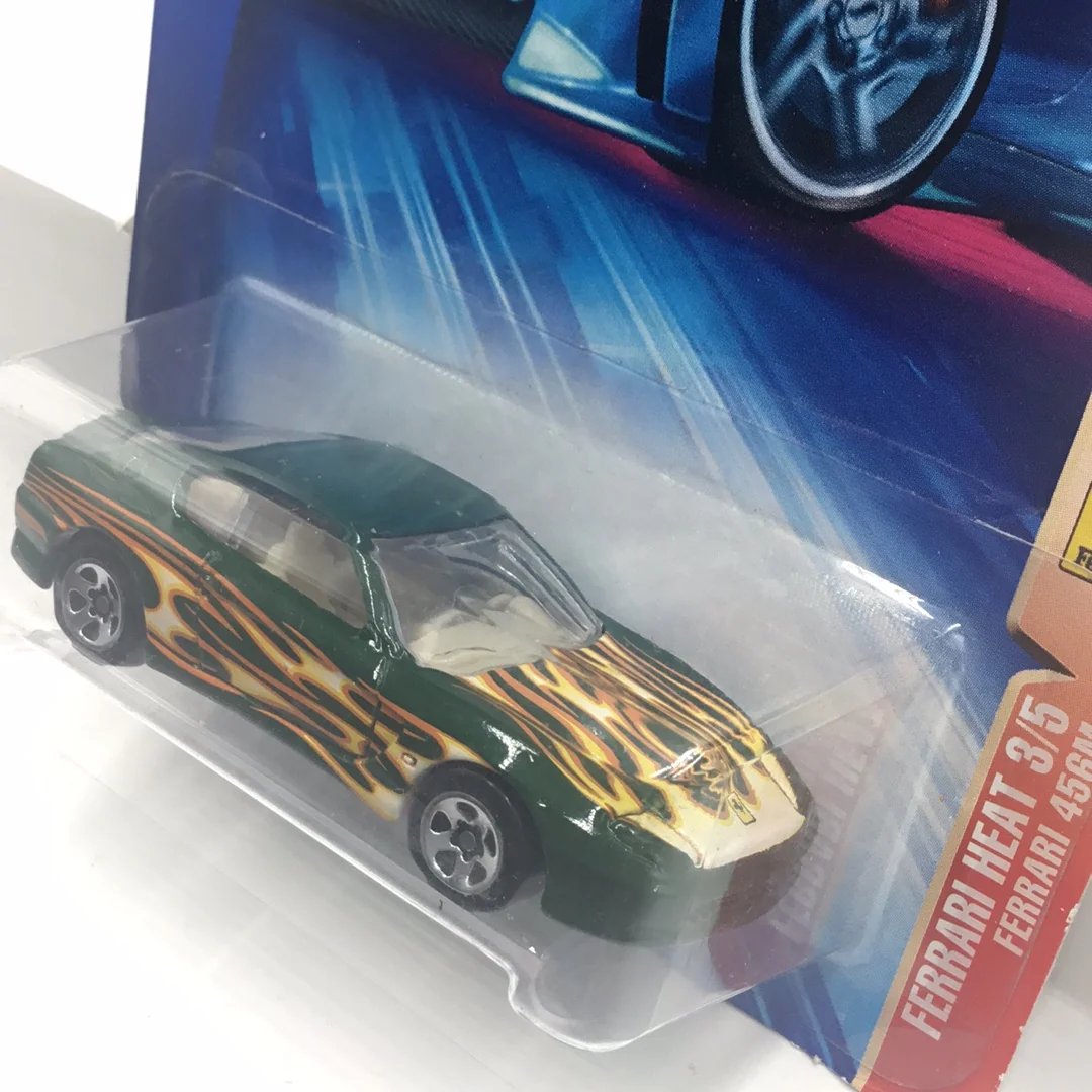 2004 Hot Wheels Ferrari Heat 3/5 Ferrari 456M #130 QQ7 - Image 3