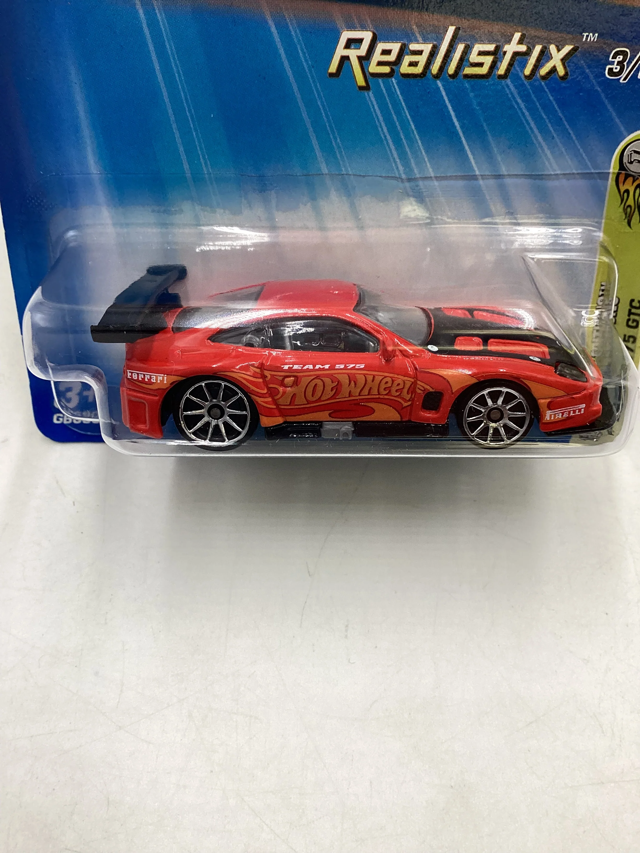 2005 Hot Wheels #003 Ferrari 575 GTC Red (SR) - Image 3
