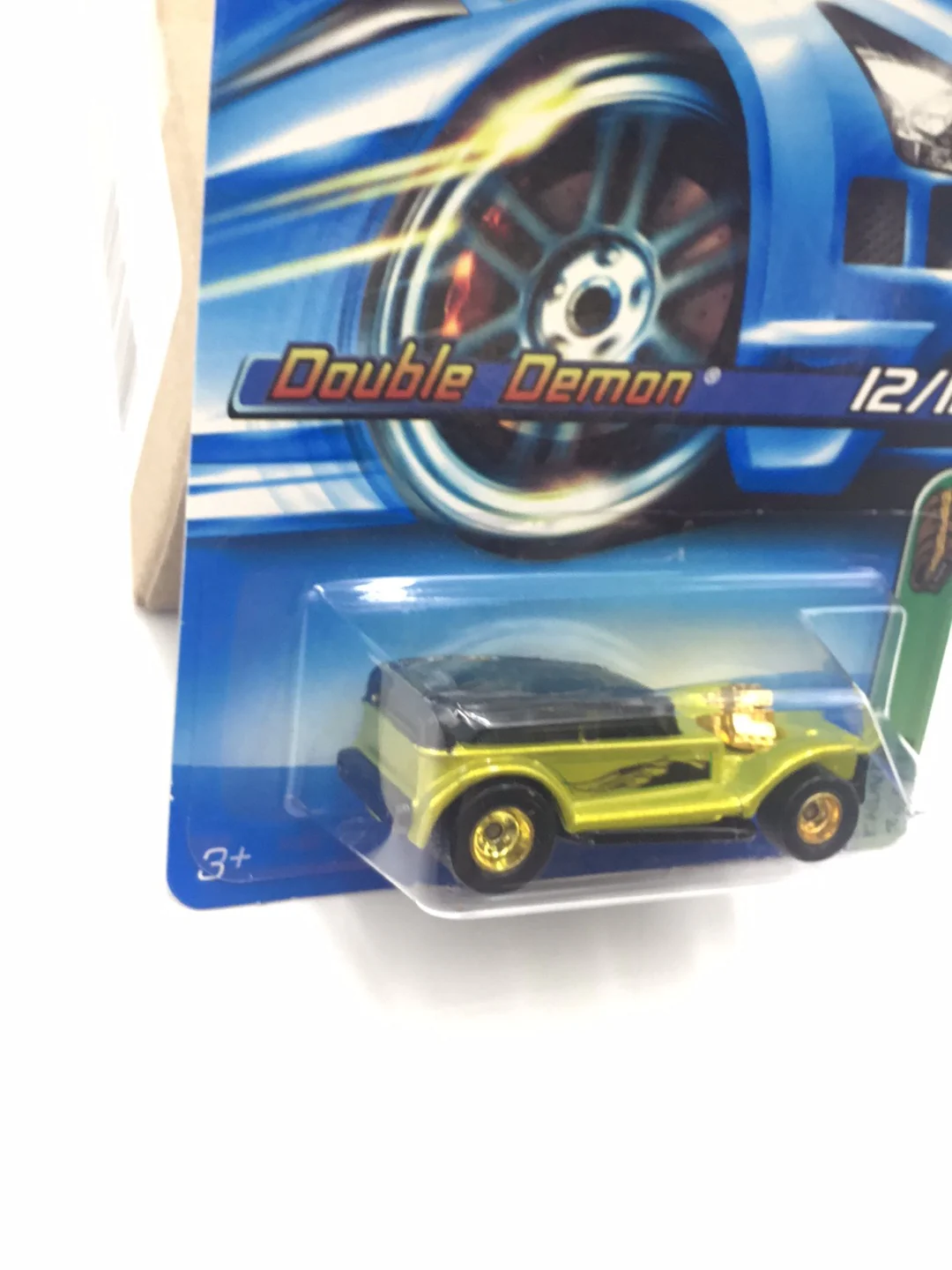 2005 Hot Wheels #132 Treasure Hunt #12 Double Demon real riders 273C - Image 3