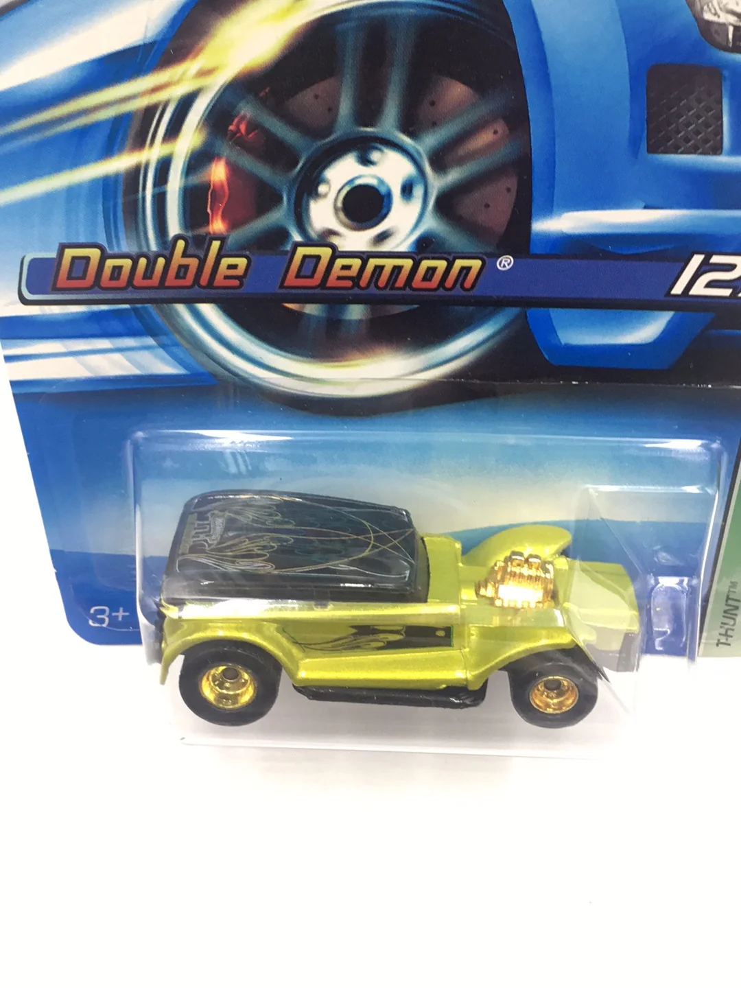 2005 Hot Wheels #132 Treasure Hunt #12 Double Demon real riders 273C - Image 5