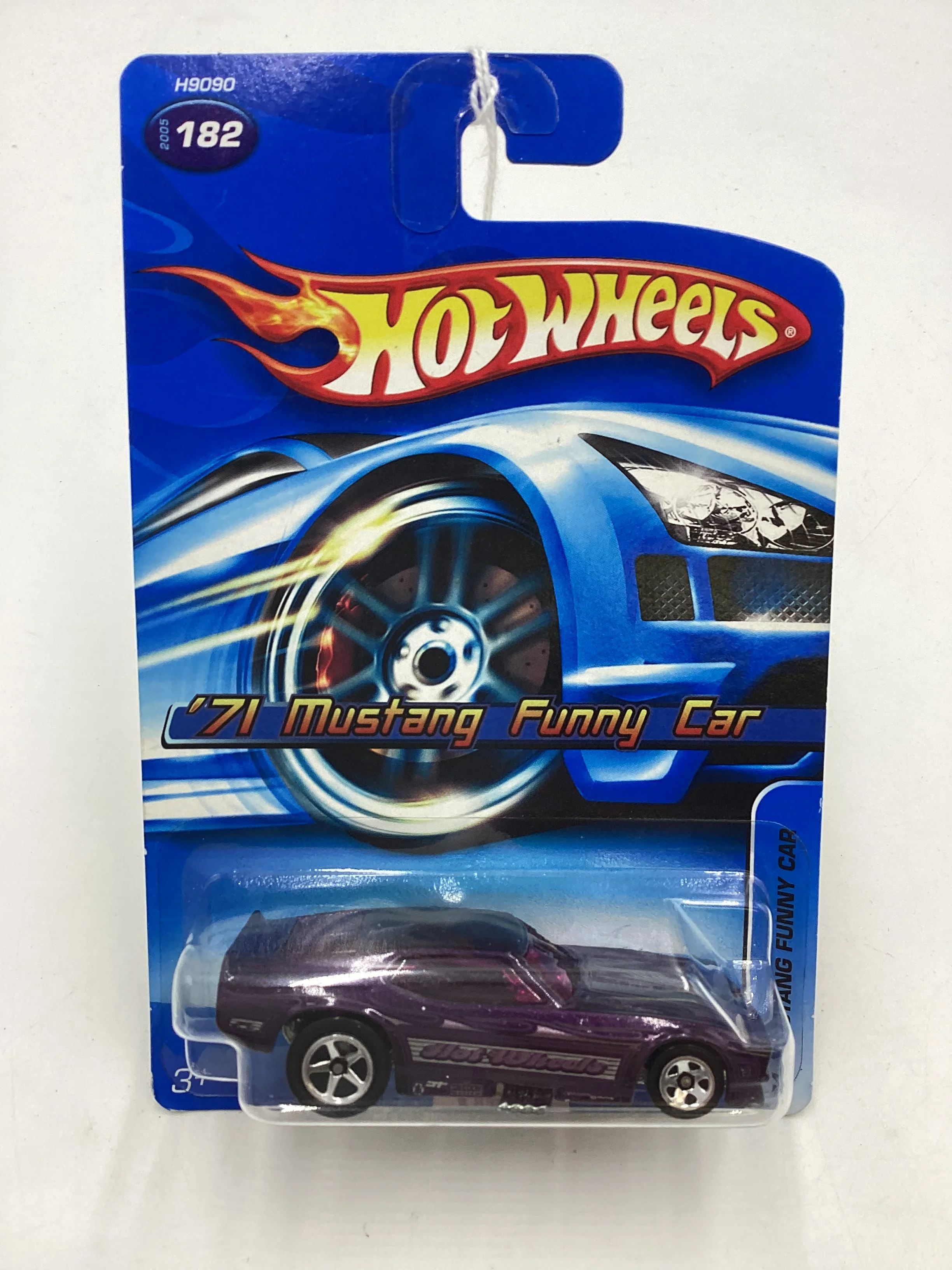 2005 Hot Wheels #182 71 Mustang Funny Car Purple 25A - Image 2